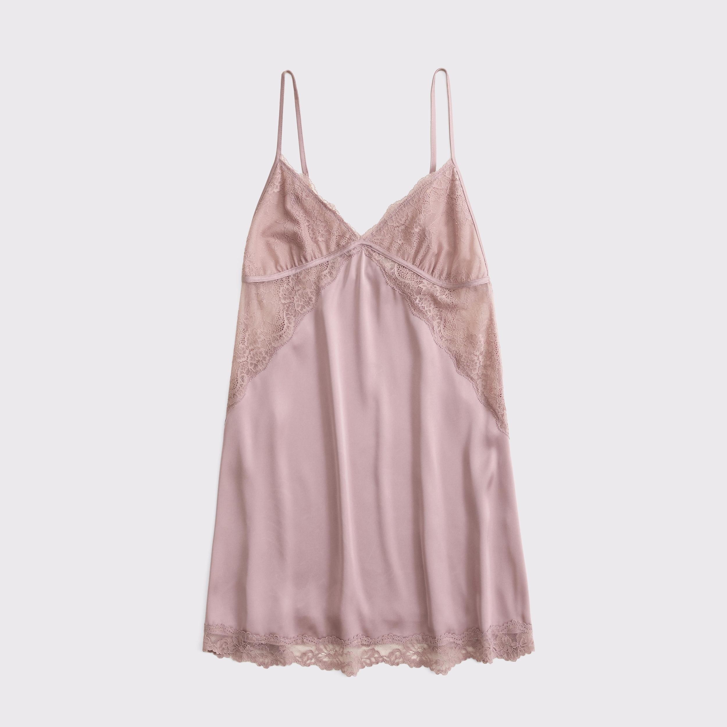 Sheer Lace-Trim Nightie Product Image