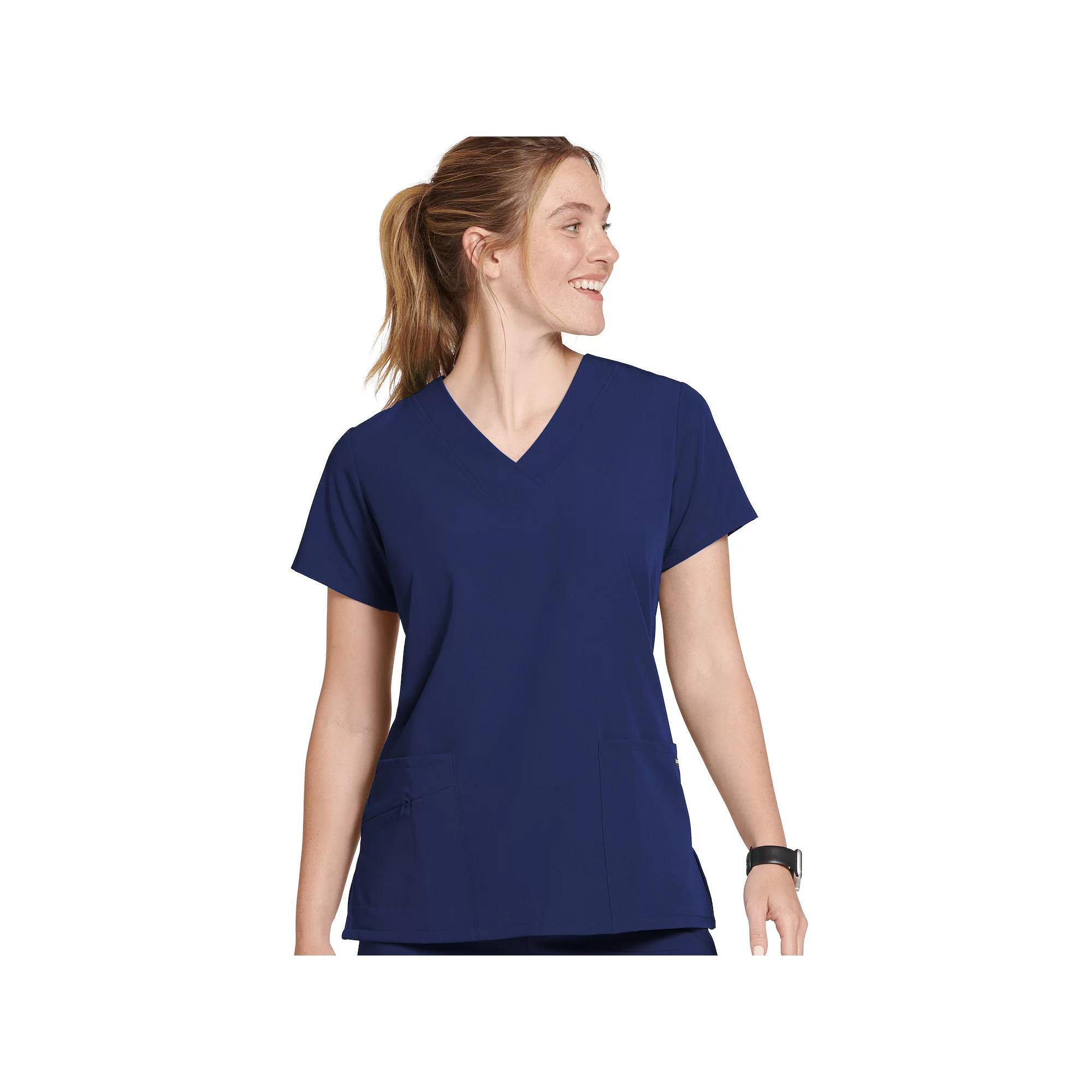 Women's Jockey® Scrubs V-Neck Crossover Top 2206, Size: Small, Plumberry Product Image