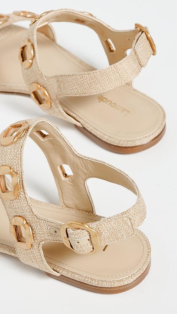 Larroudé Milan Flat Sandals | Shopbop Product Image