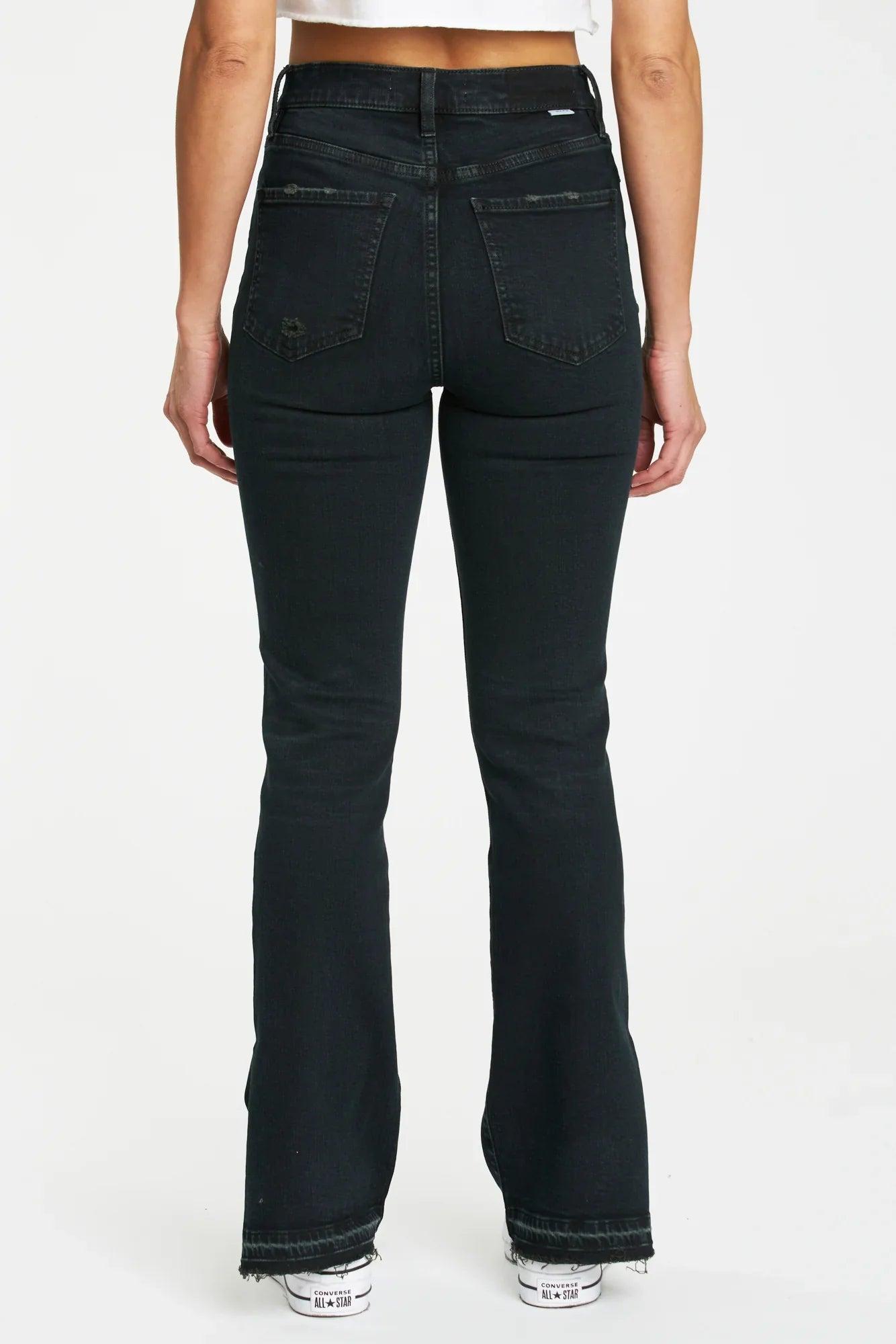 Go Getter High Rise Flare in Late Text Product Image