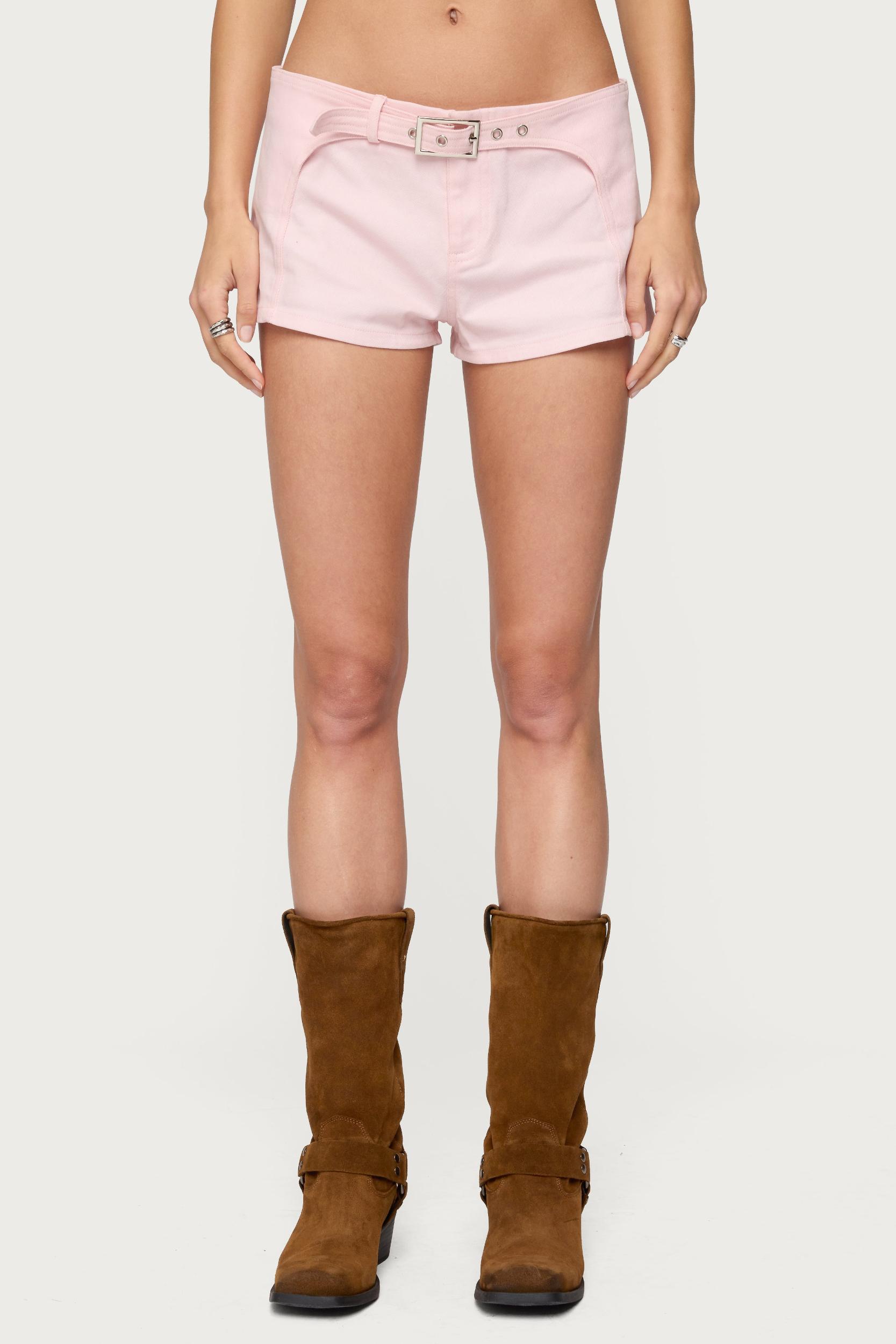 Vicco Belt Detail Shorts Product Image
