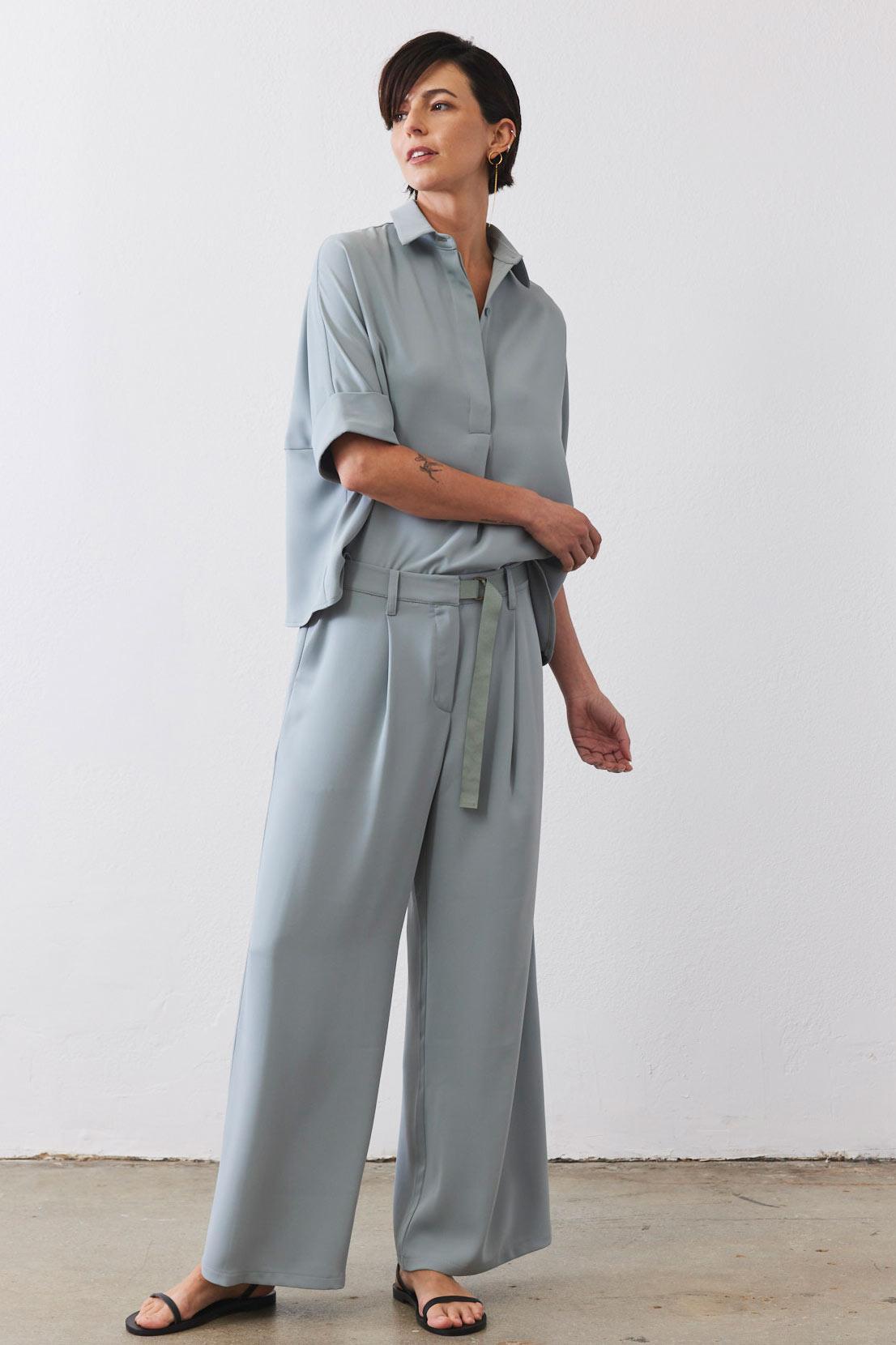 The Editor Wide Leg Trousers Product Image