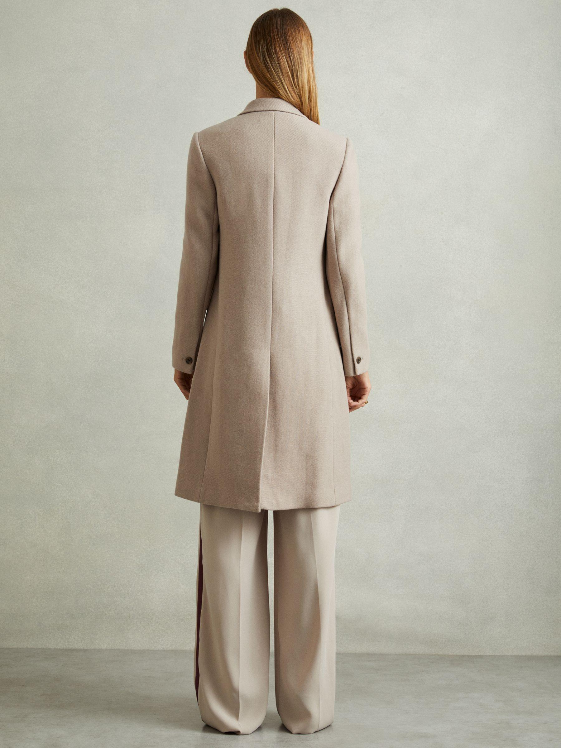 Petite Wool-Blend Coat in Stone Product Image