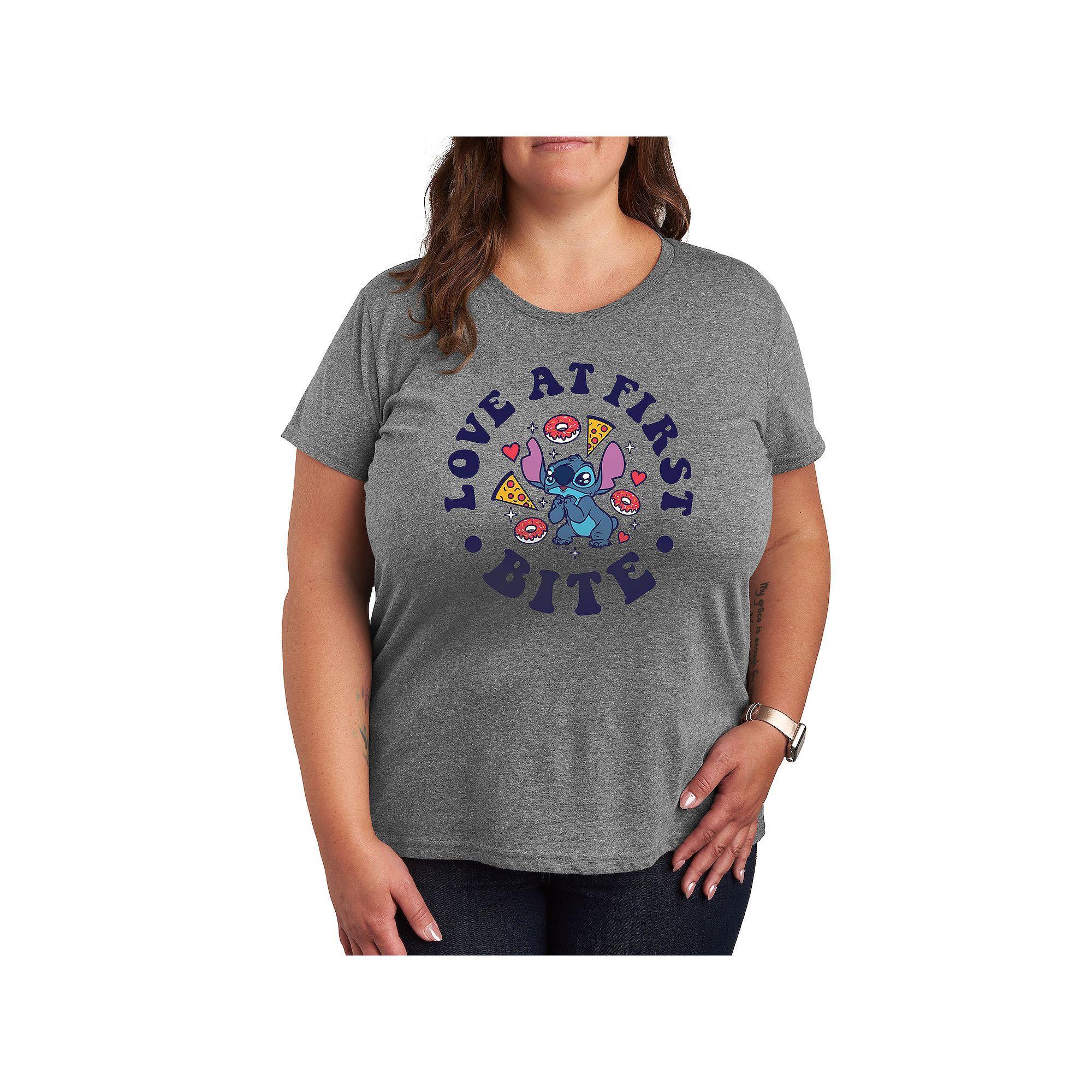 Disneys Donald Duck Plus Hot Head Graphic Tee, Womens Grey Gray Product Image