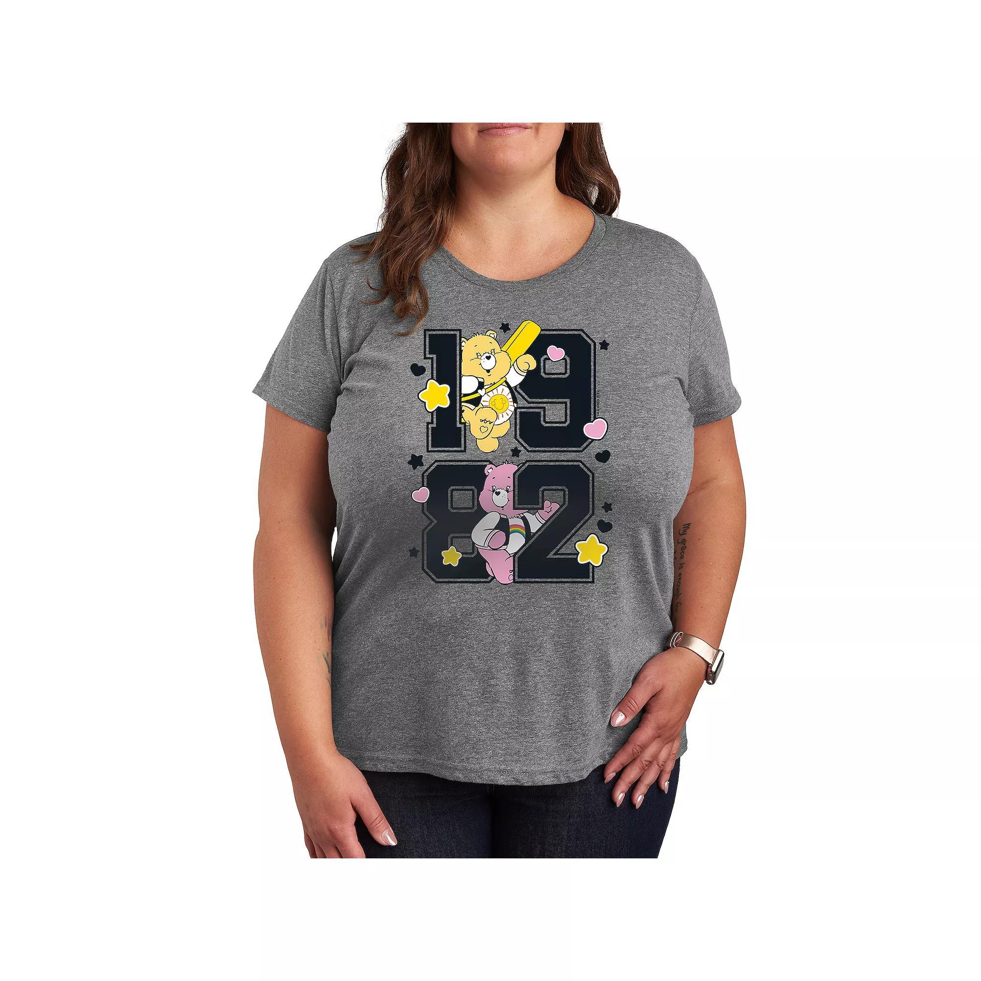 Plus Pete the Cat Top O The Mornin Leprechaun Graphic Tee, Womens Grey Gray Product Image