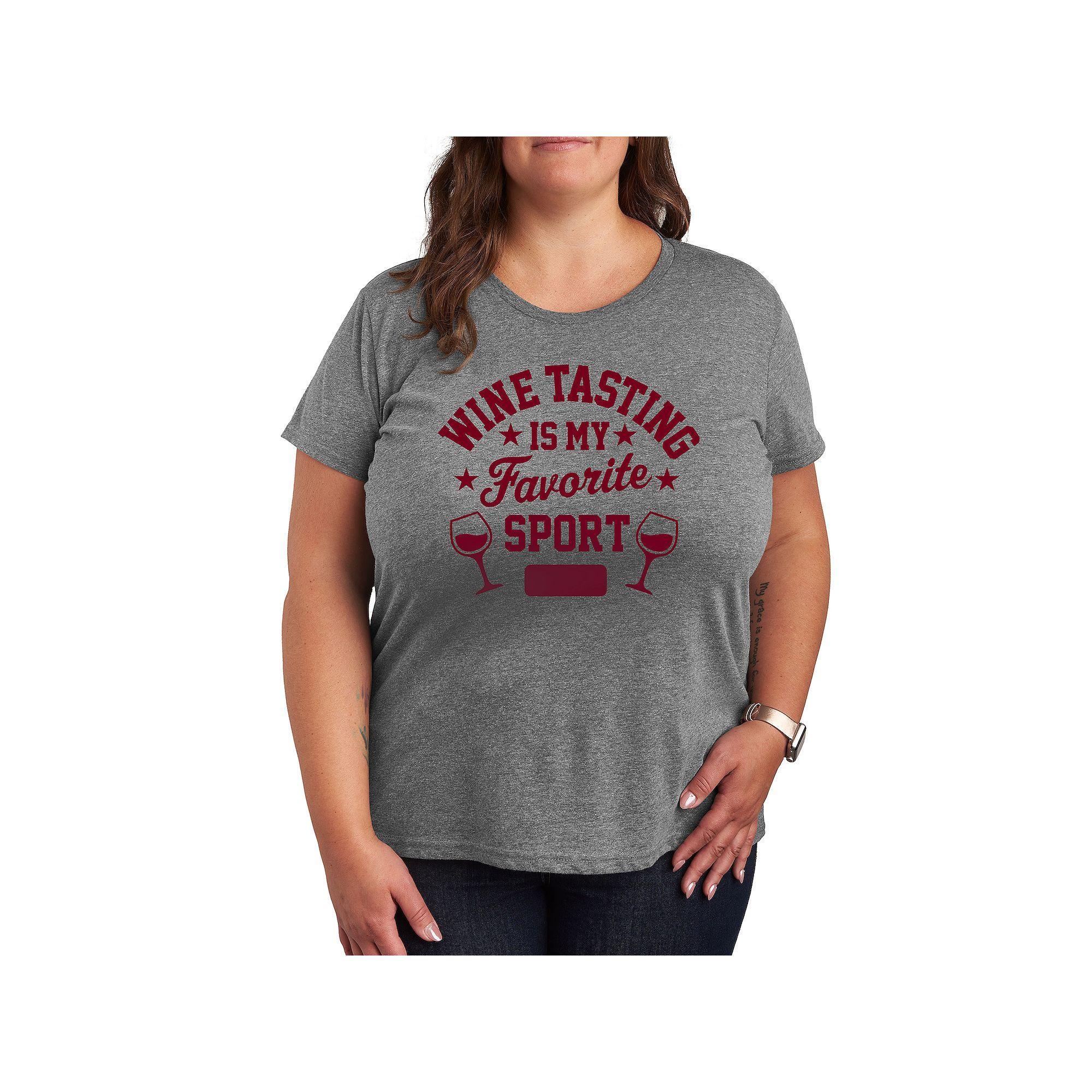 Plus The Wizard Of Oz Green Evil Graphic Tee, Womens Grey Gray Product Image