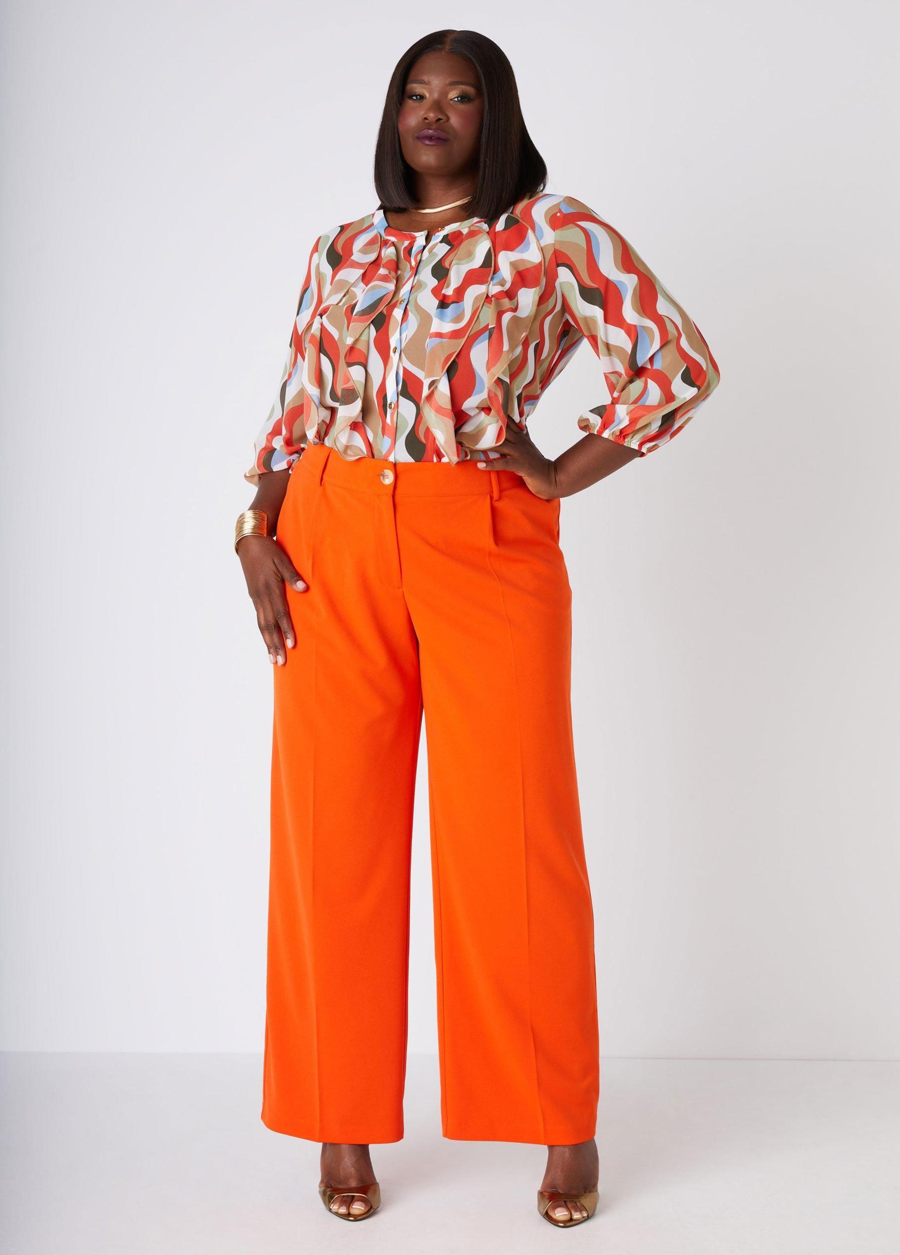 High Rise Crepe Trousers Product Image