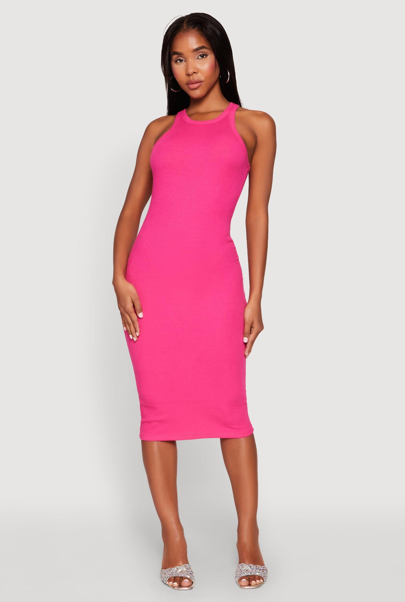 Womens Racerback Midi Tank Dress Product Image