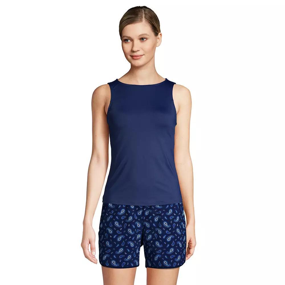 Womens Lands End UPF 50 Bust Minimizer Tankini Swimsuit Top Product Image