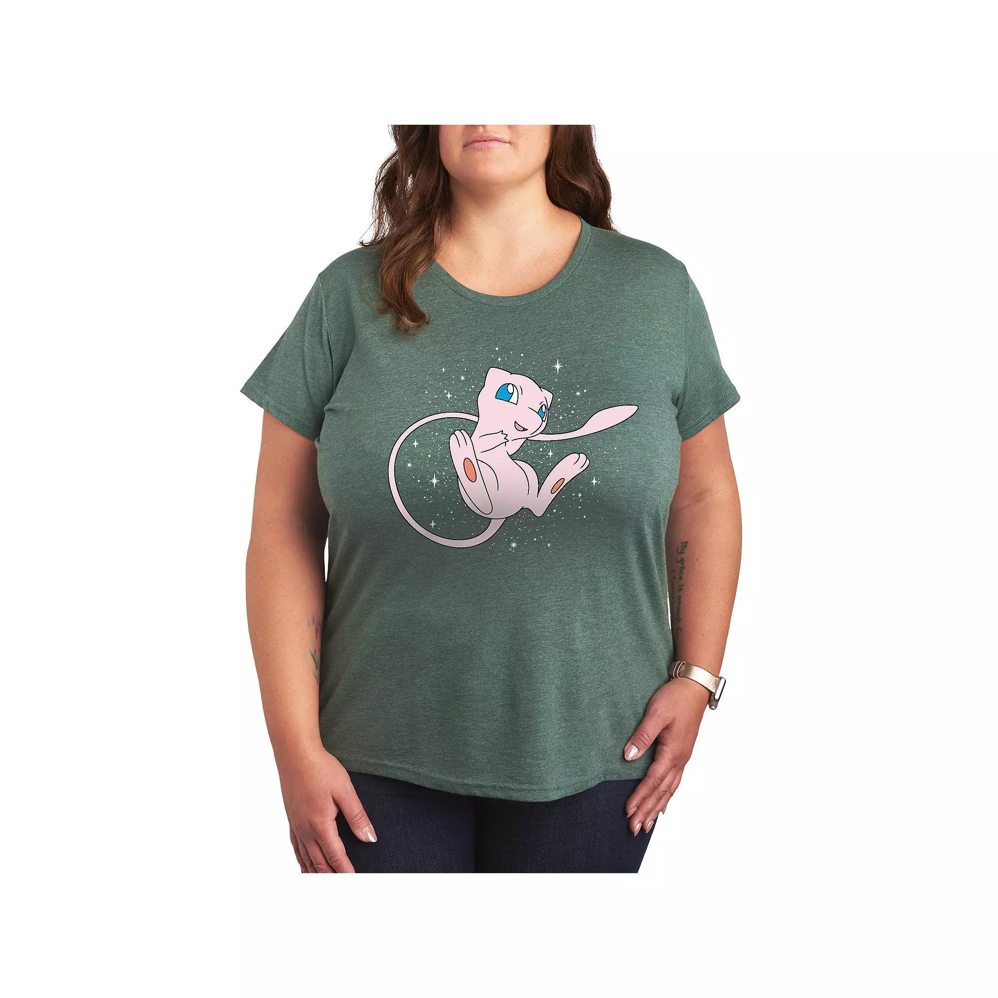 Plus Believe With Santa Hat Graphic Tee, Women's, Size: 4XL, Green Product Image