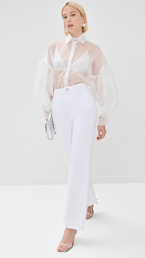 By Efrain Mogollon Agua Organza Blouse | Shopbop Product Image