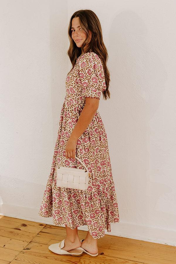 Falling For Floral Midi Dress Product Image