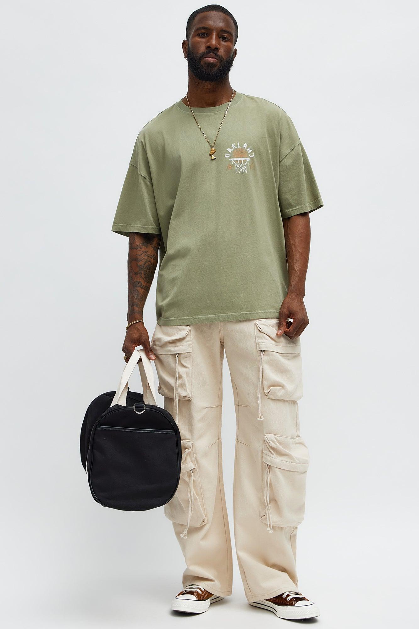 Oakland 78 Oversized Short Sleeve Tee - Olive Product Image