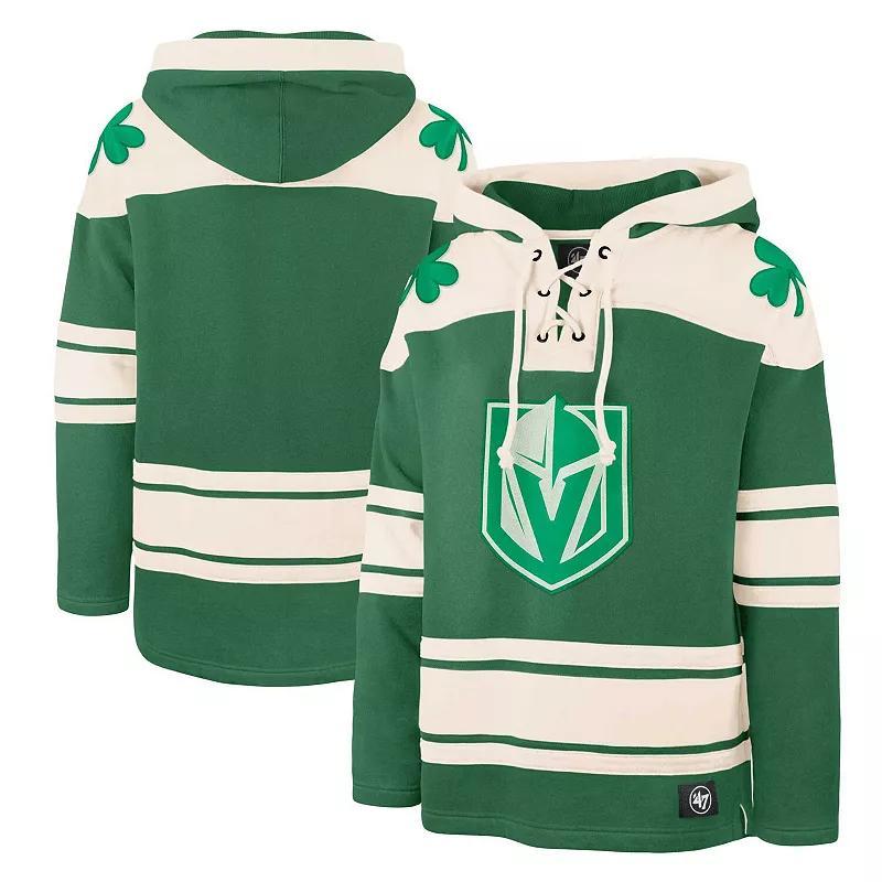 Mens 47 Kelly Green Vegas Golden Knights St. Patricks Day Superior Lacer Pullover Hoodie Product Image