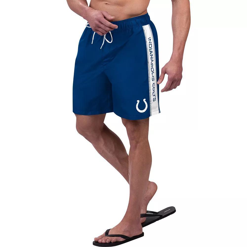 Men's G-III Sports by Carl Banks Royal Indianapolis Colts Streamline Volley Swim Shorts, Size: Large, Blue Product Image