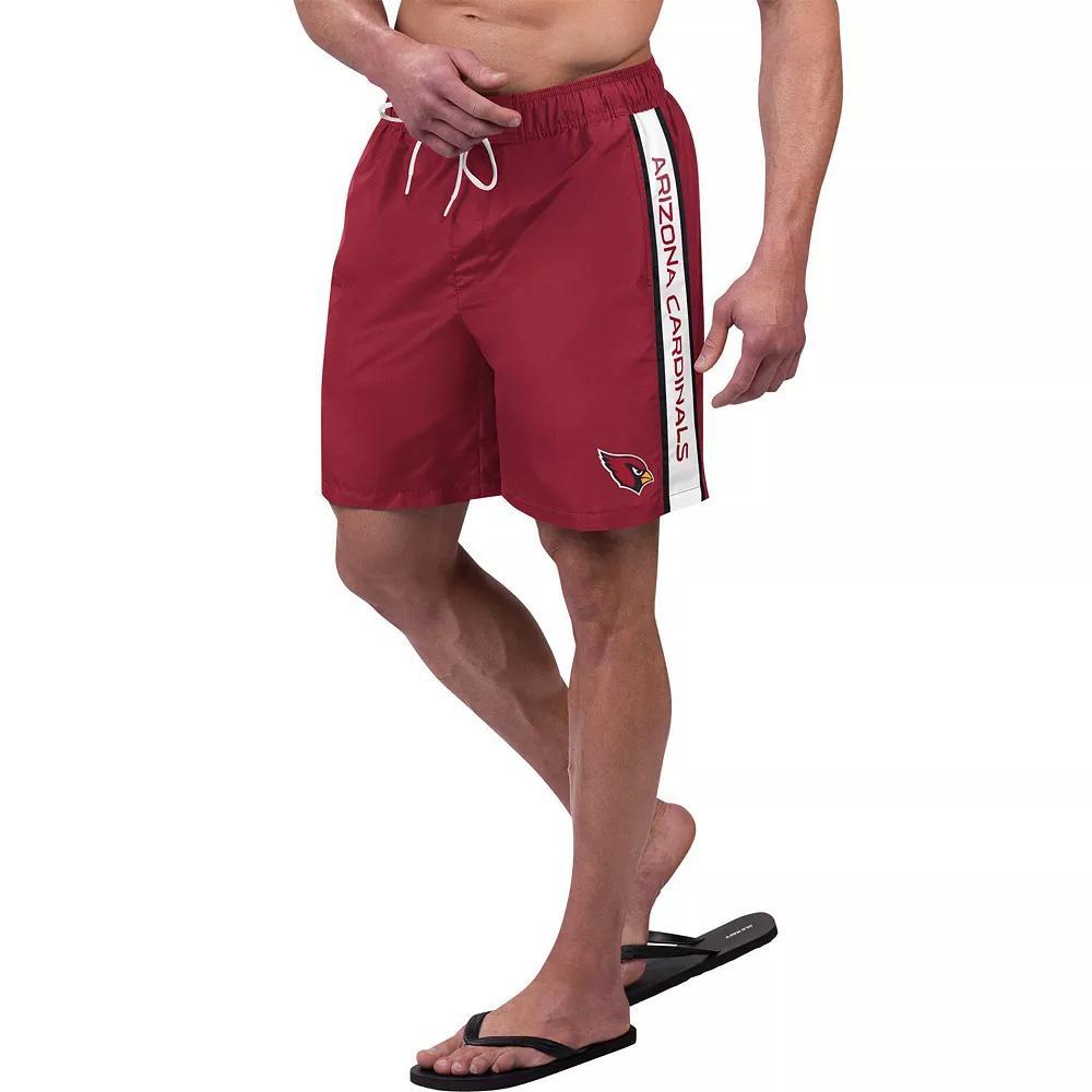 Men's G-III Sports by Carl Banks Cardinal Arizona Cardinals Streamline Volley Swim Shorts, Size: 2XL, Red Product Image