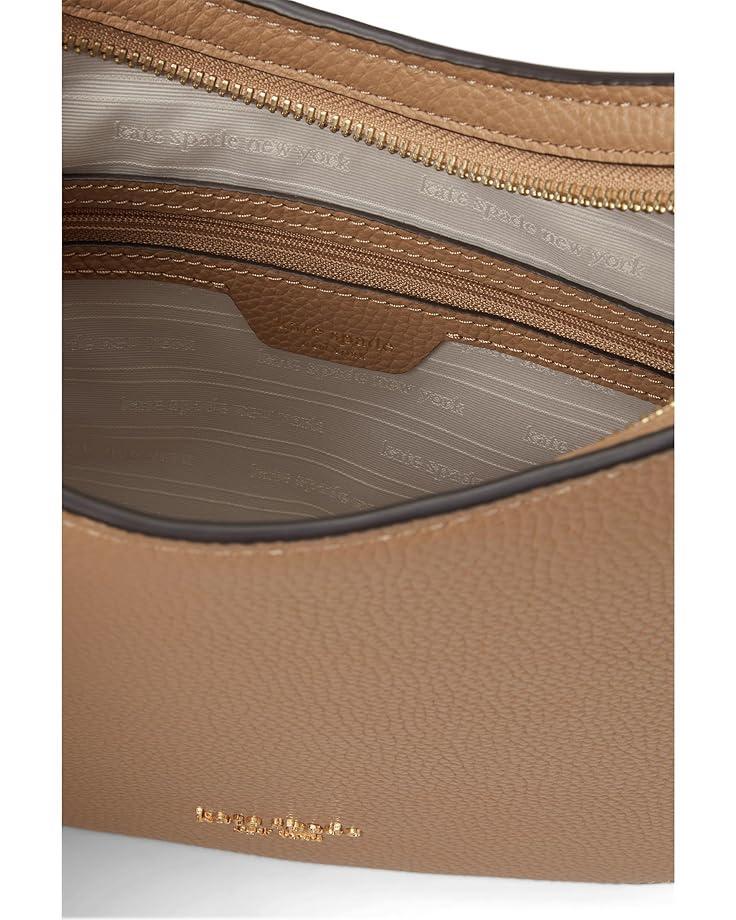 Knott Croc Embossed Leather Medium Crossbody Tote Product Image