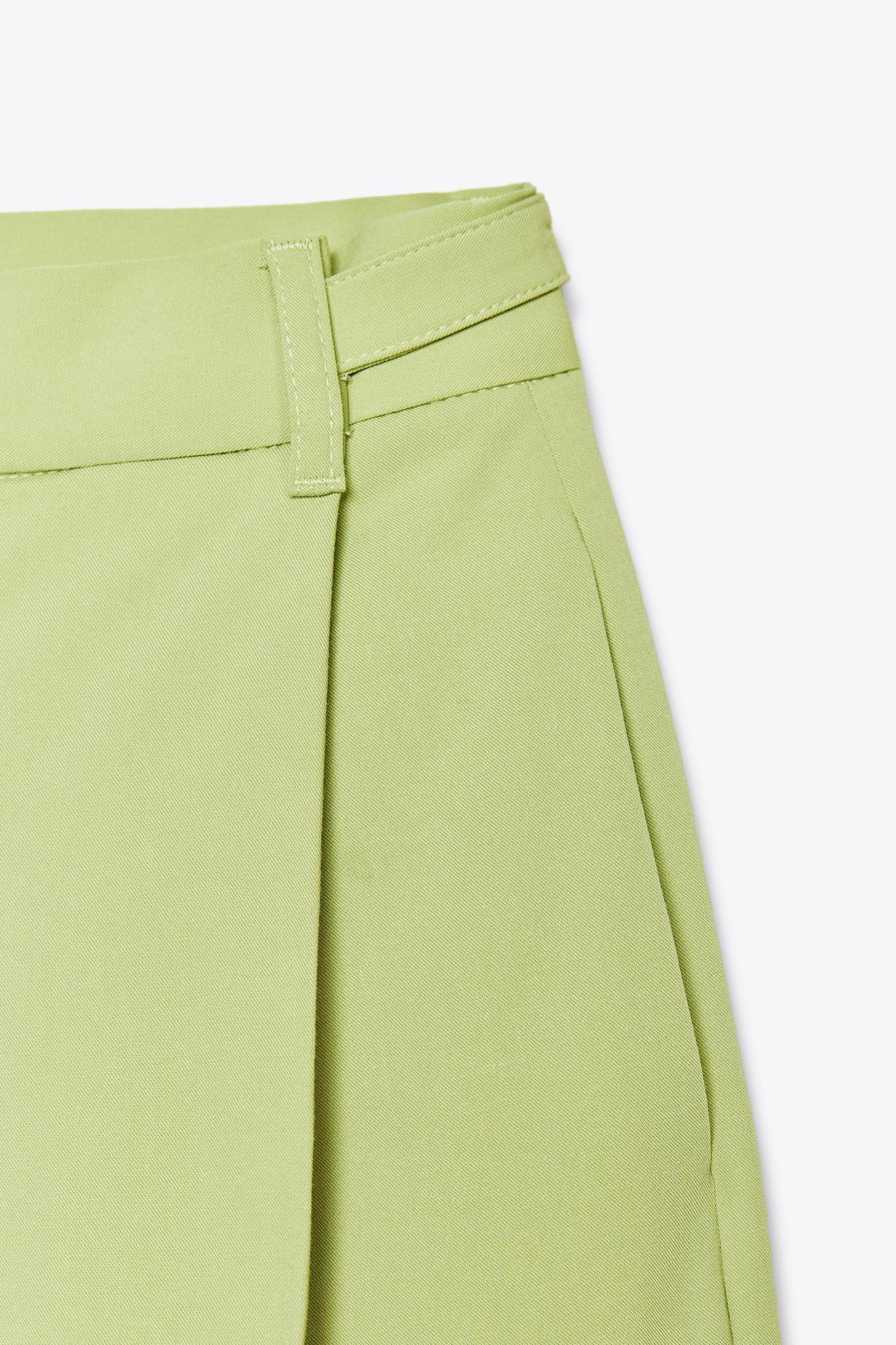 BELTED SUIT PANTS Product Image