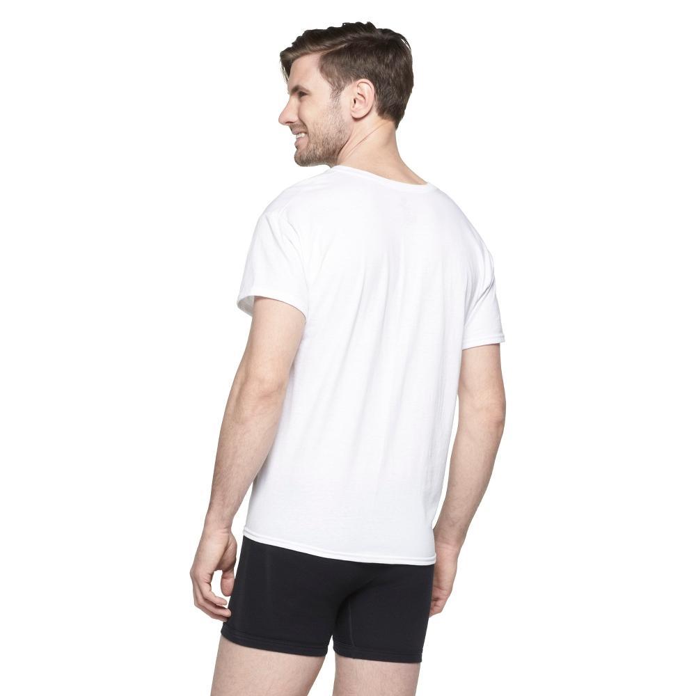 Hanes Men's 6pk V-Neck T-Shirt - White Product Image