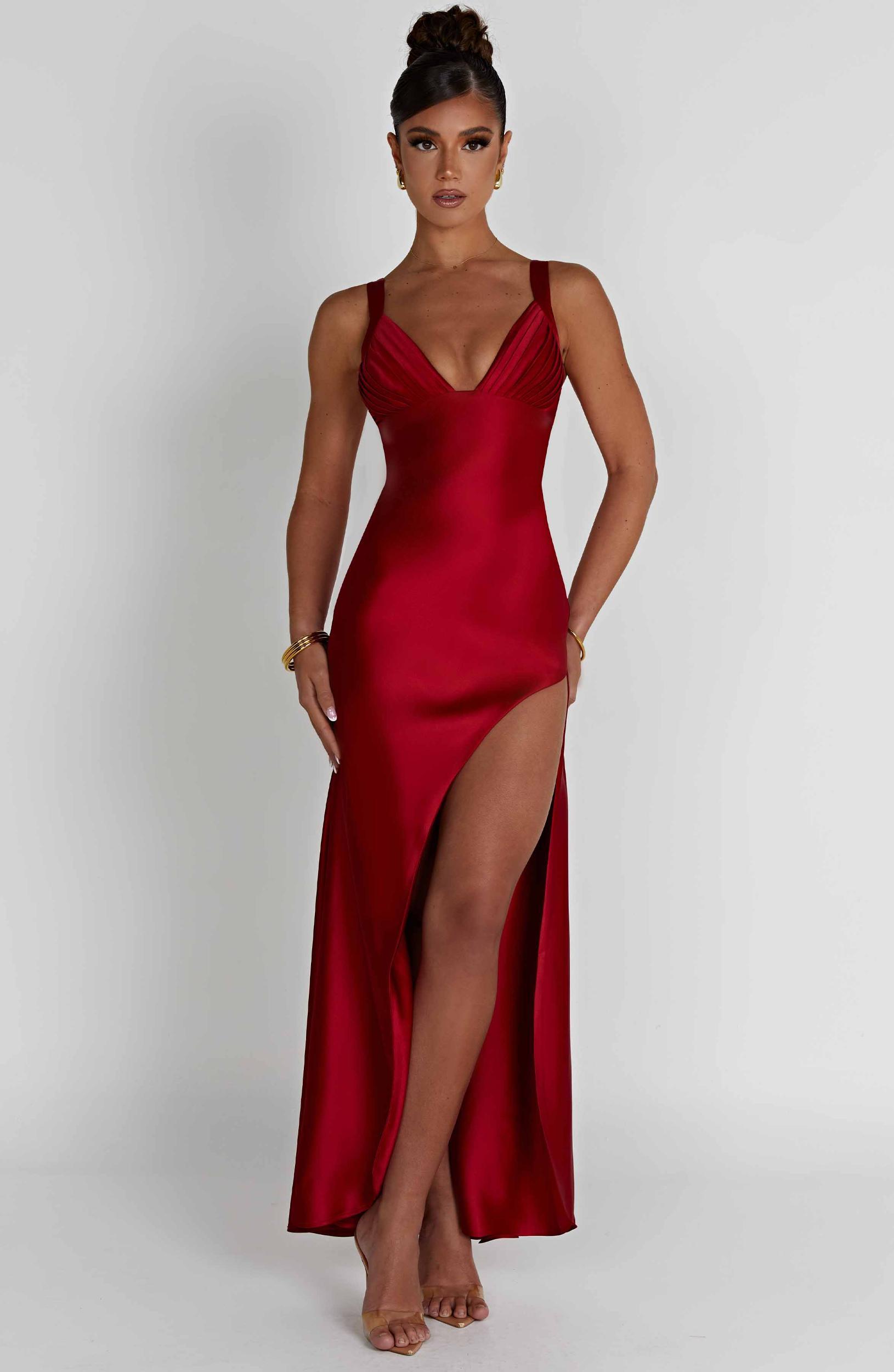Hayley Maxi Dress - Red Product Image