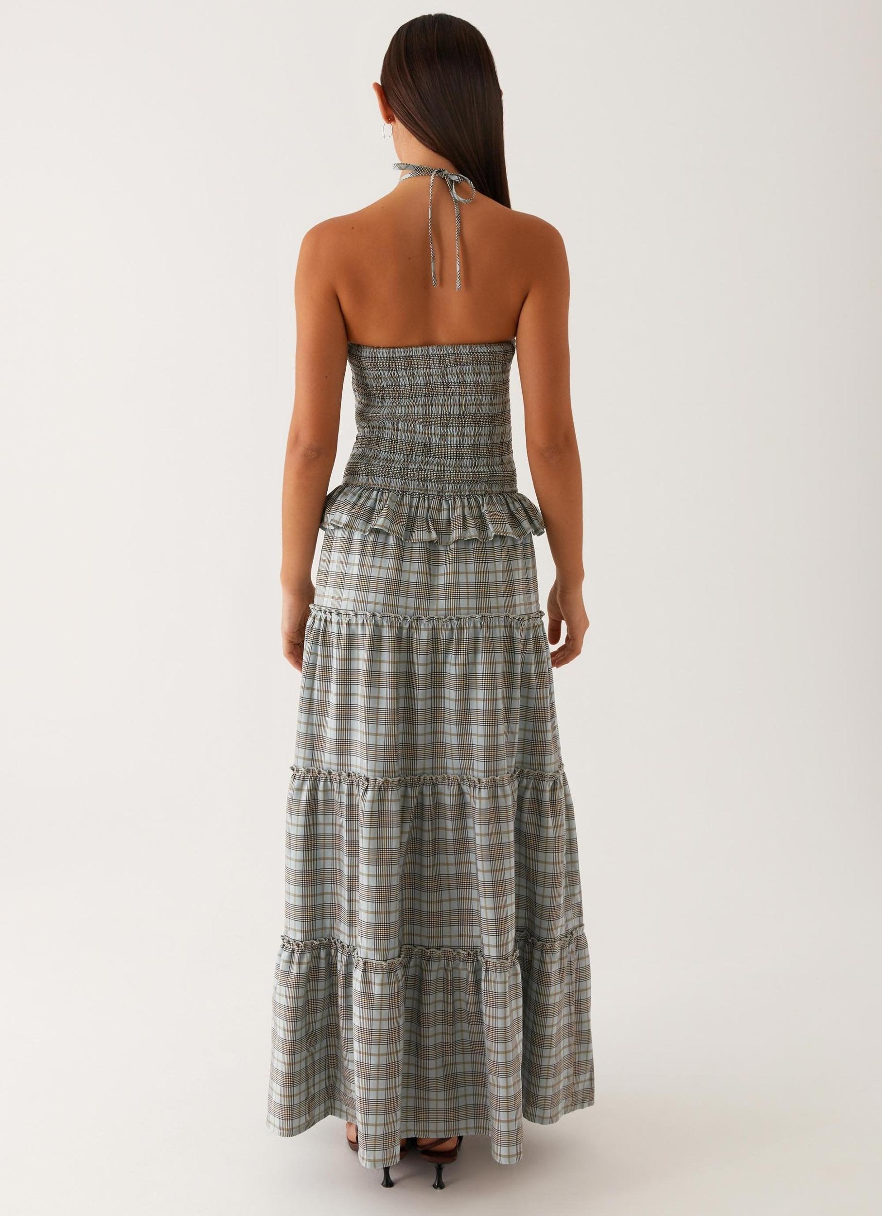 Picture This Maxi Dress - Check Product Image