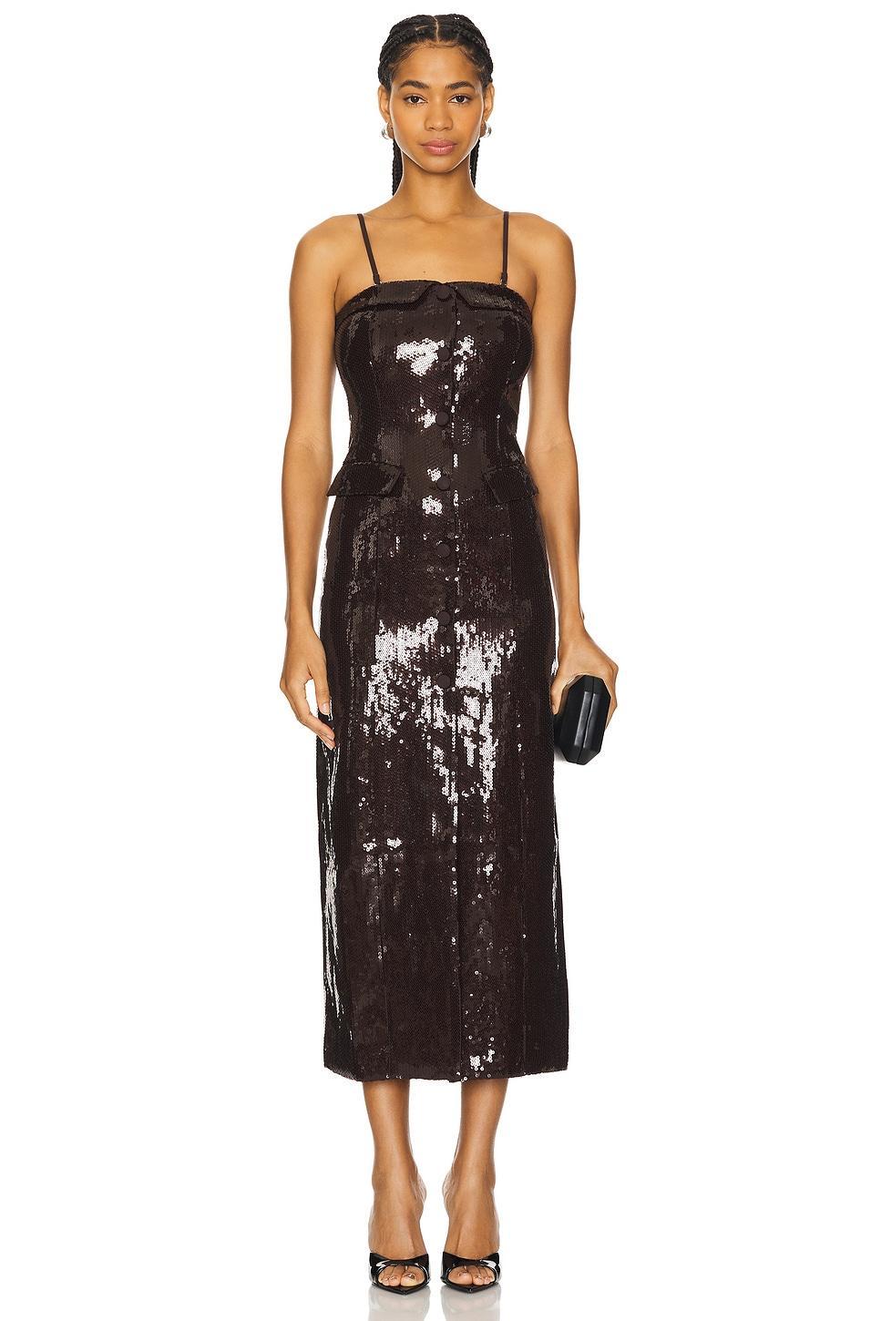 Slim Midi Dress ROTATE Product Image
