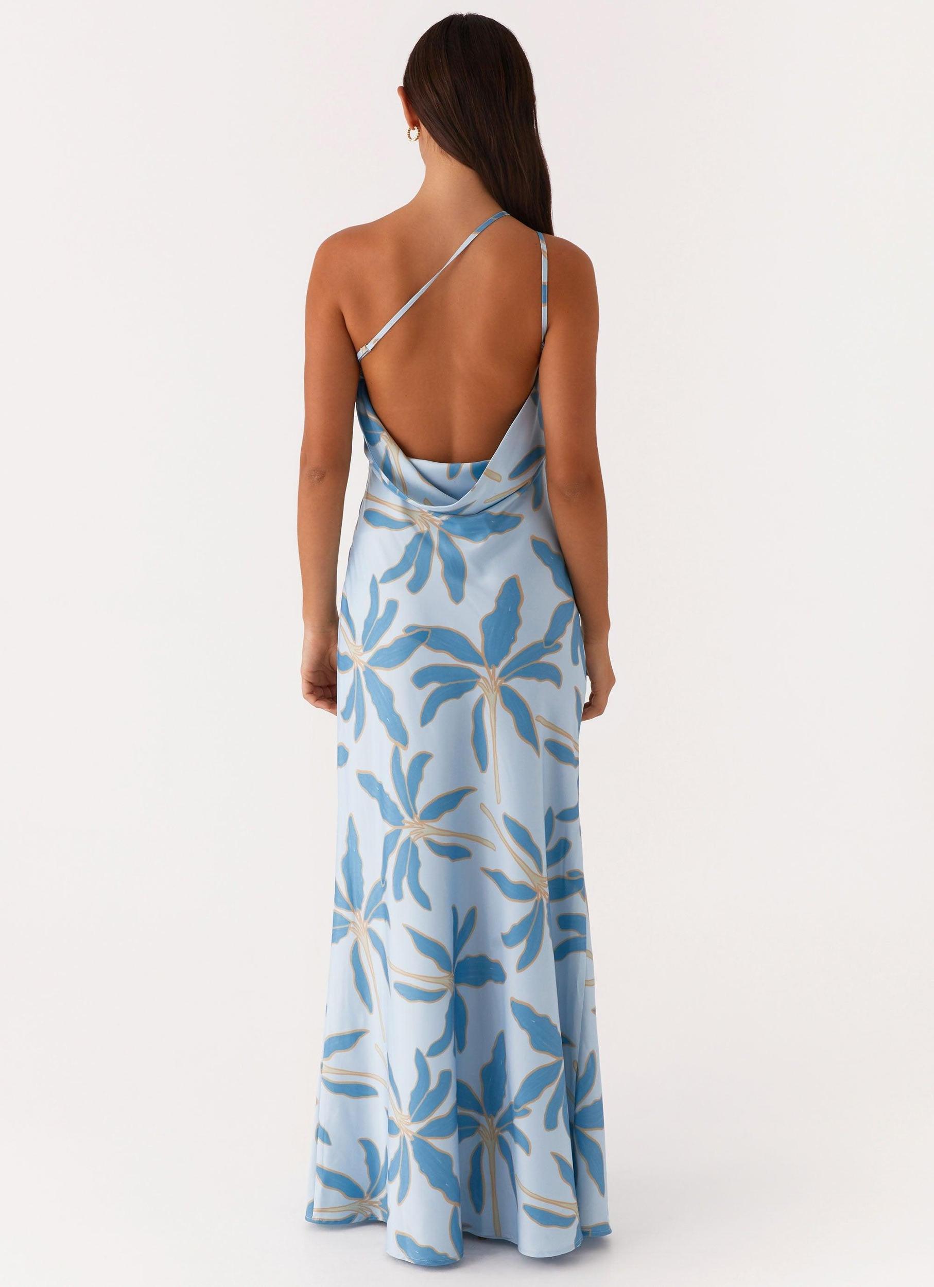 Drifting Apart Maxi Dress - Opulent Blue Product Image