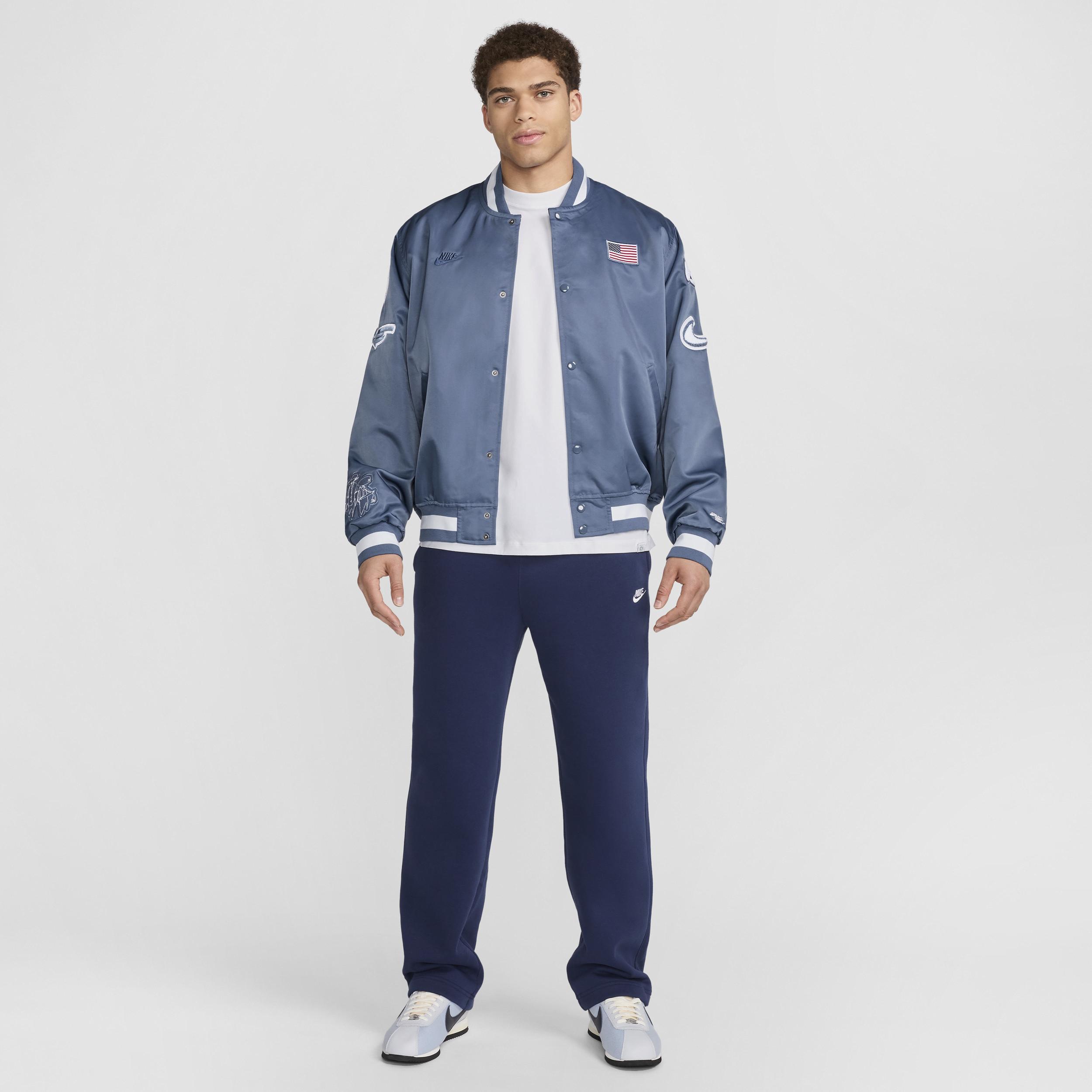 USA Dugout Nike Mens Breaking Satin Jacket Product Image