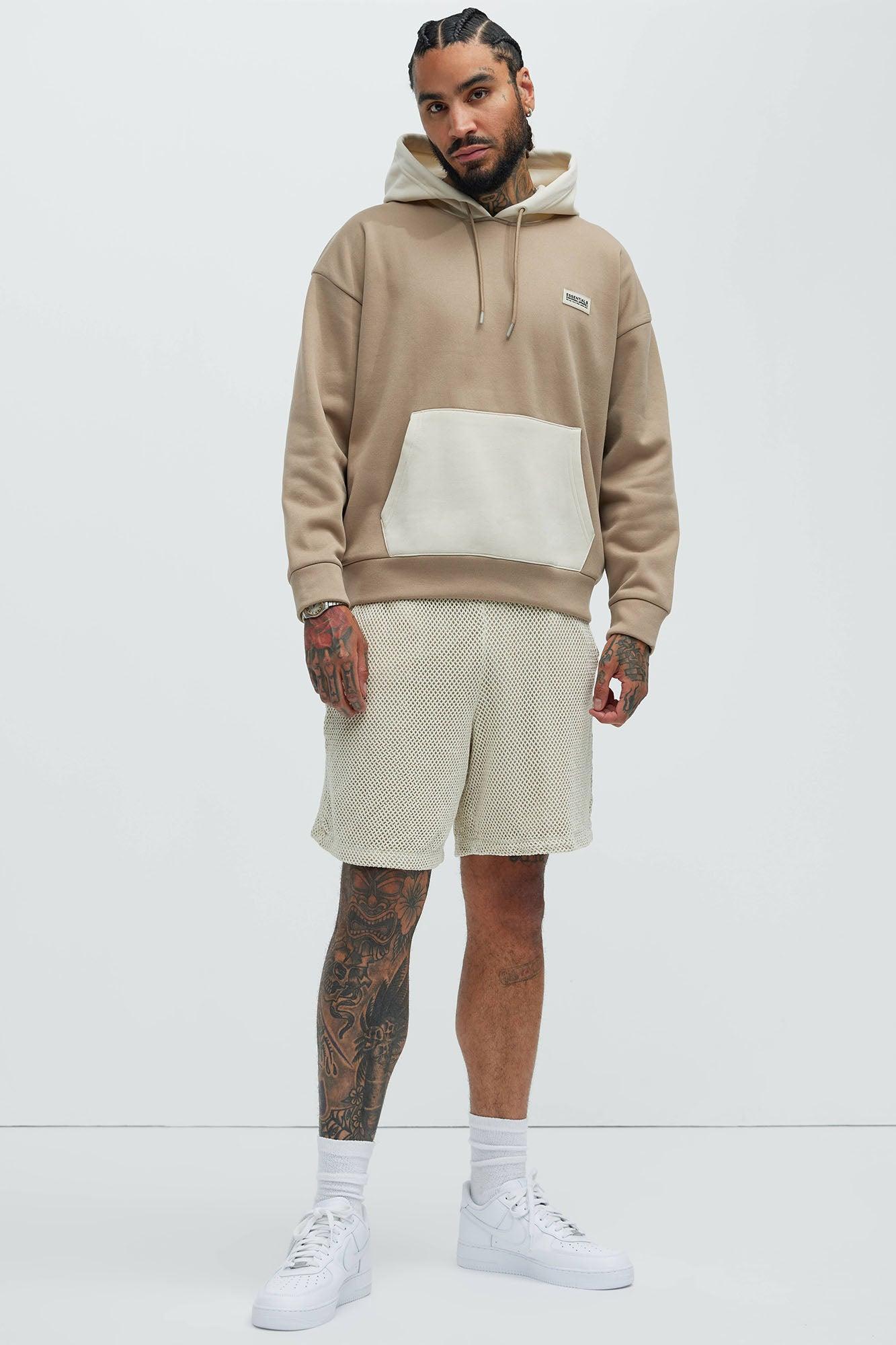 In The Trenches Hoodie - Taupe/combo Product Image