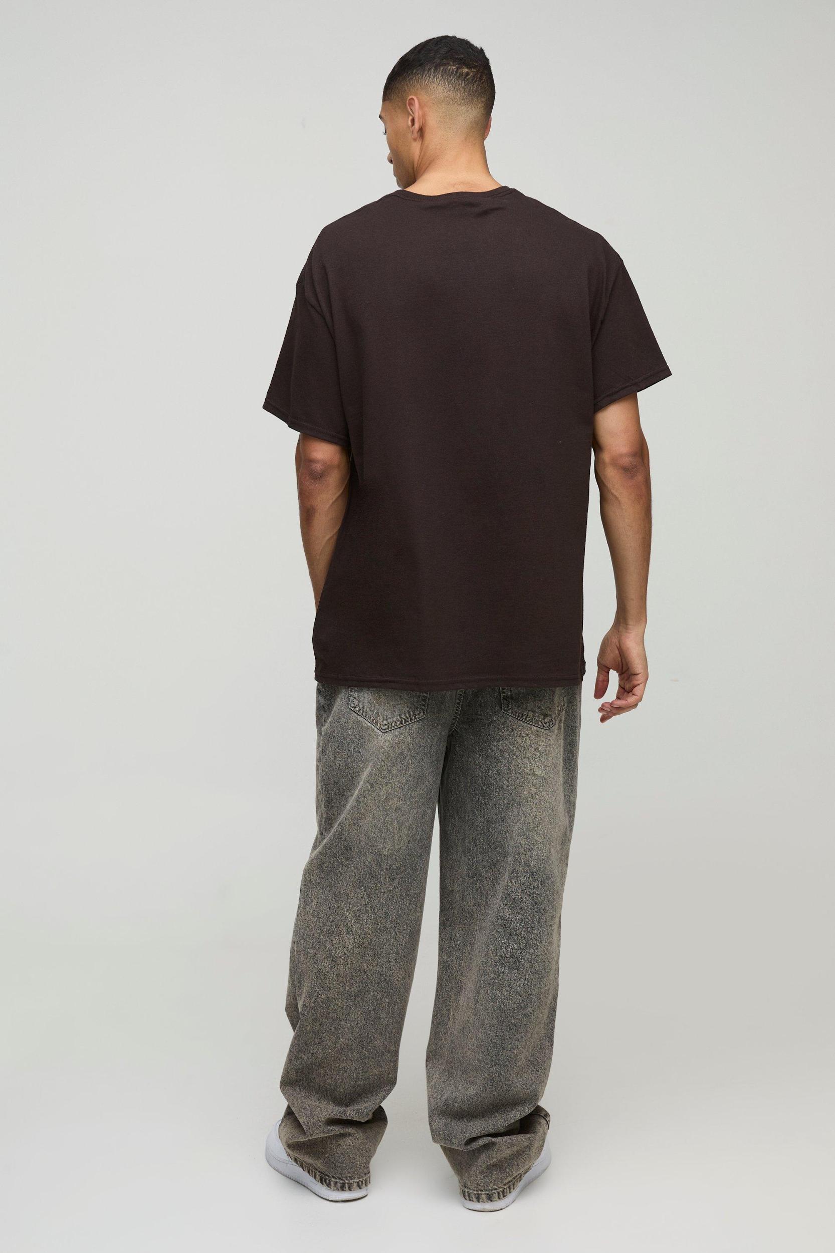 Oversized Ice Cube License Print T-Shirt | boohooMAN USA Product Image