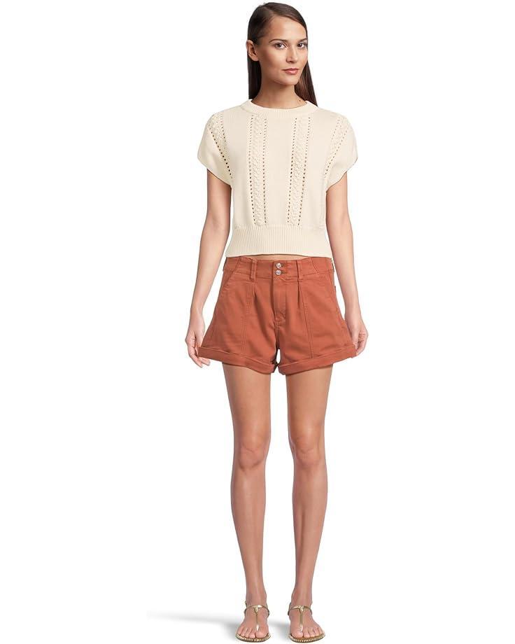 Olivia Cargo Shorts in Vintage Sweet Succulent Product Image