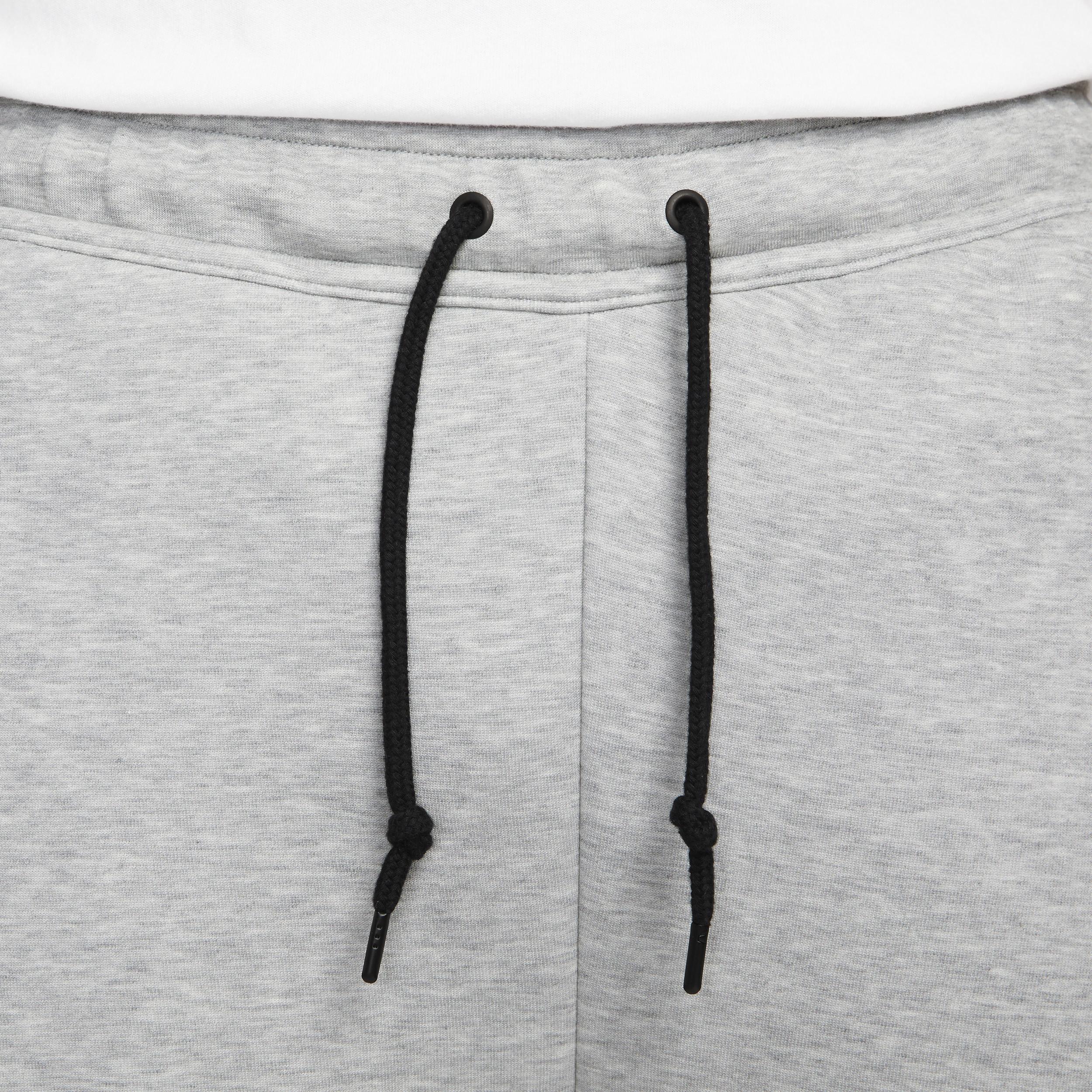 Nike Mens Tech Fleece Open Hem Pants - Dark Grey Heather/Black Product Image
