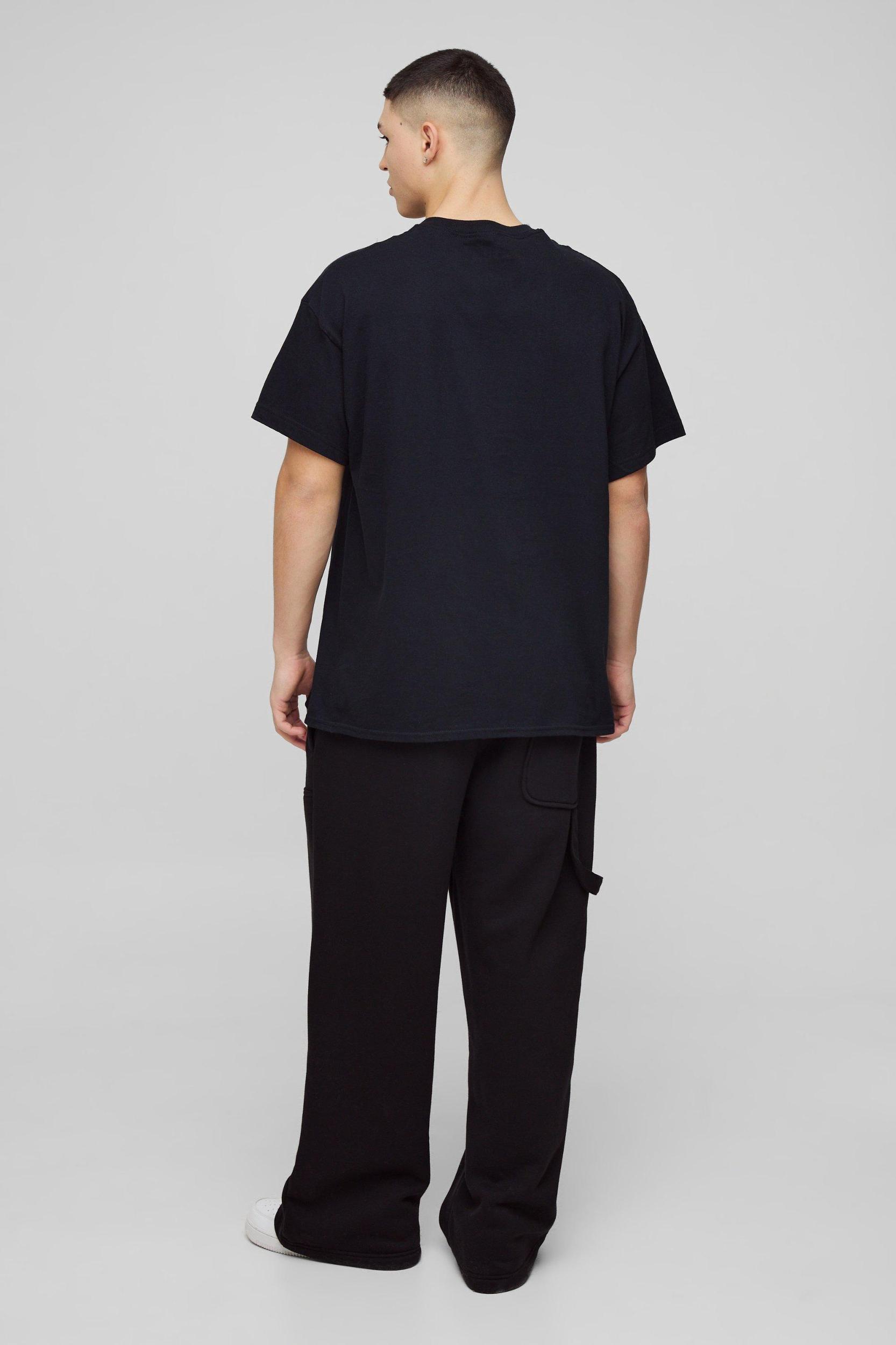 Oversized My Chemical Romance License Band T-Shirt | boohooMAN USA Product Image