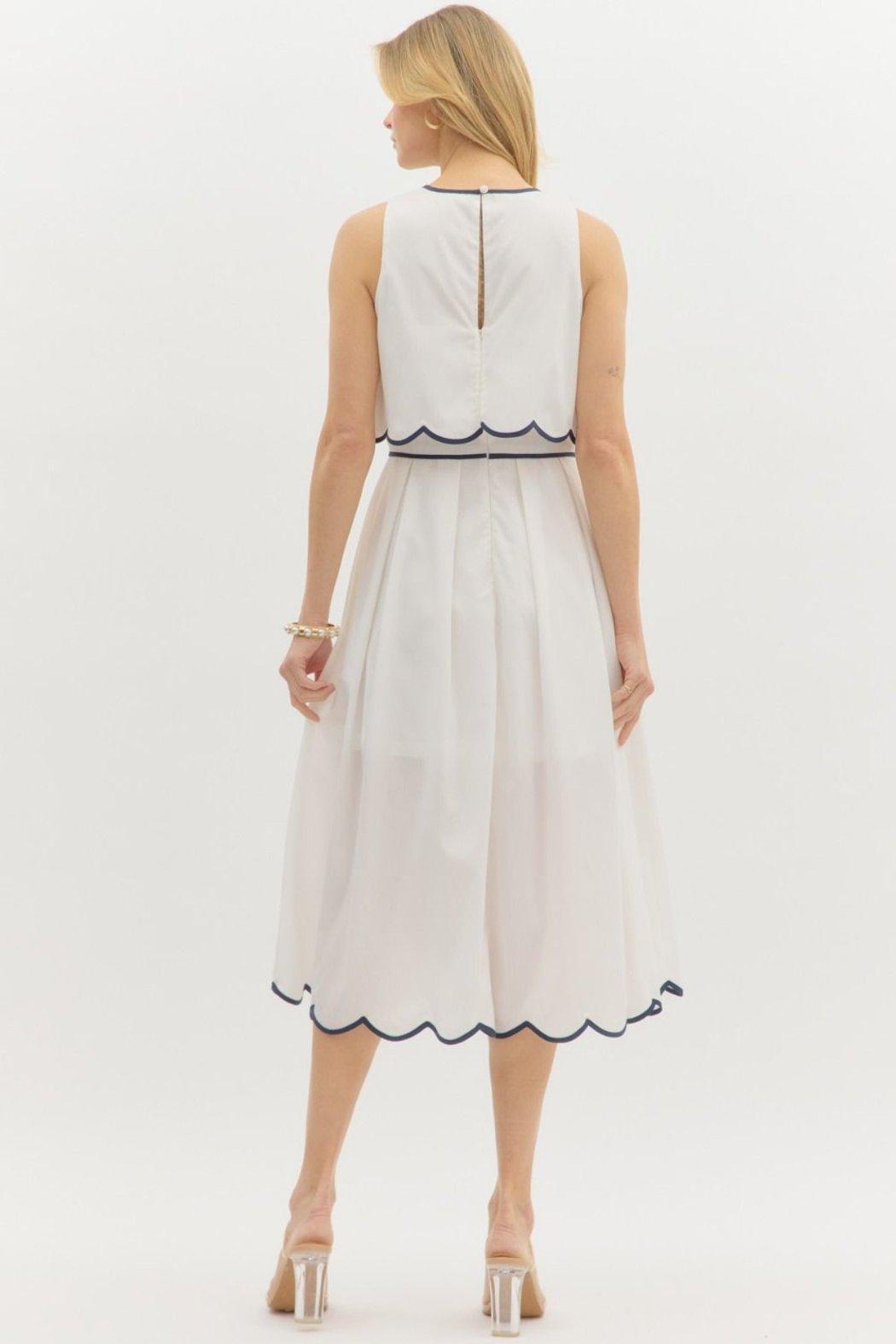 The Scalloped Society Dress Product Image