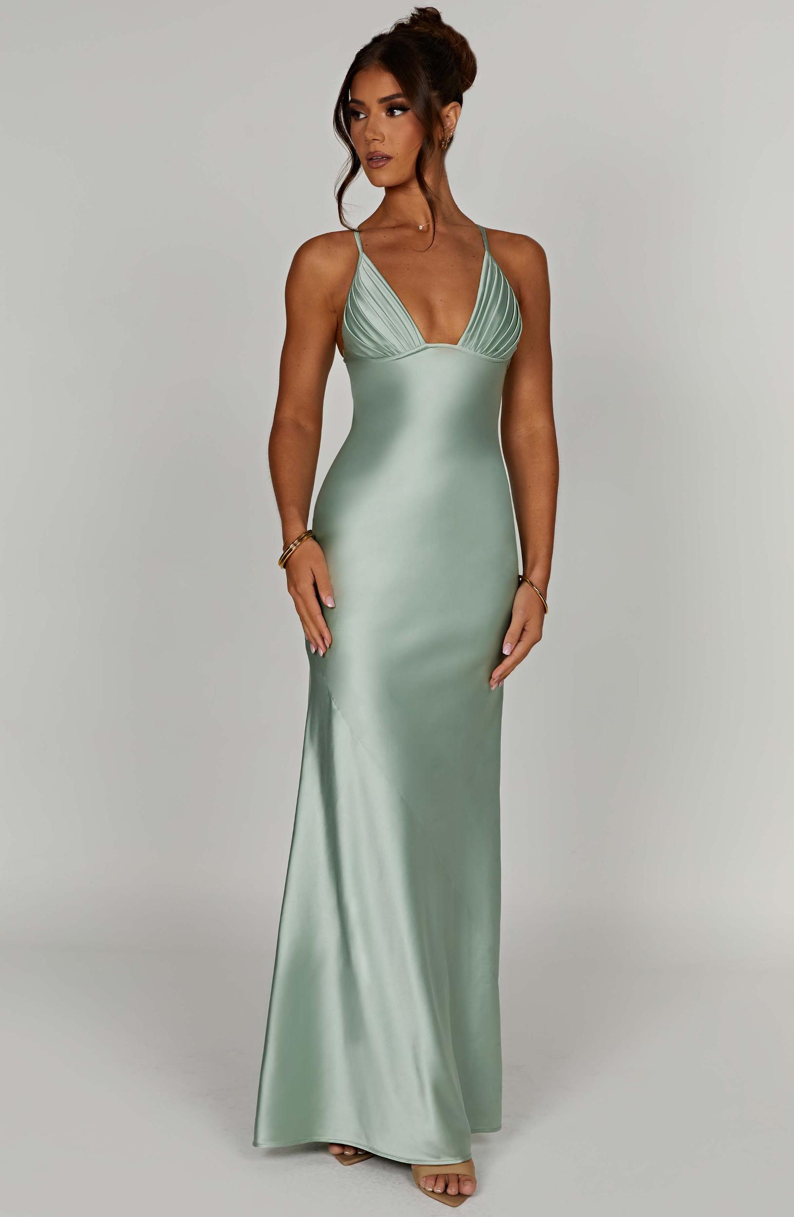 Miriam Maxi Dress - Sage Product Image