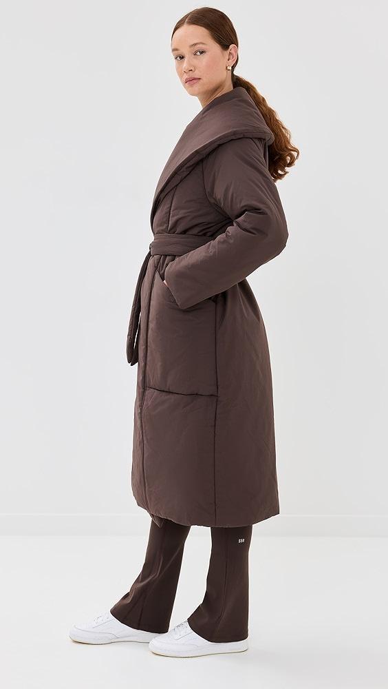 Varley Ana Long Wrap Puffer Coat | Shopbop Product Image