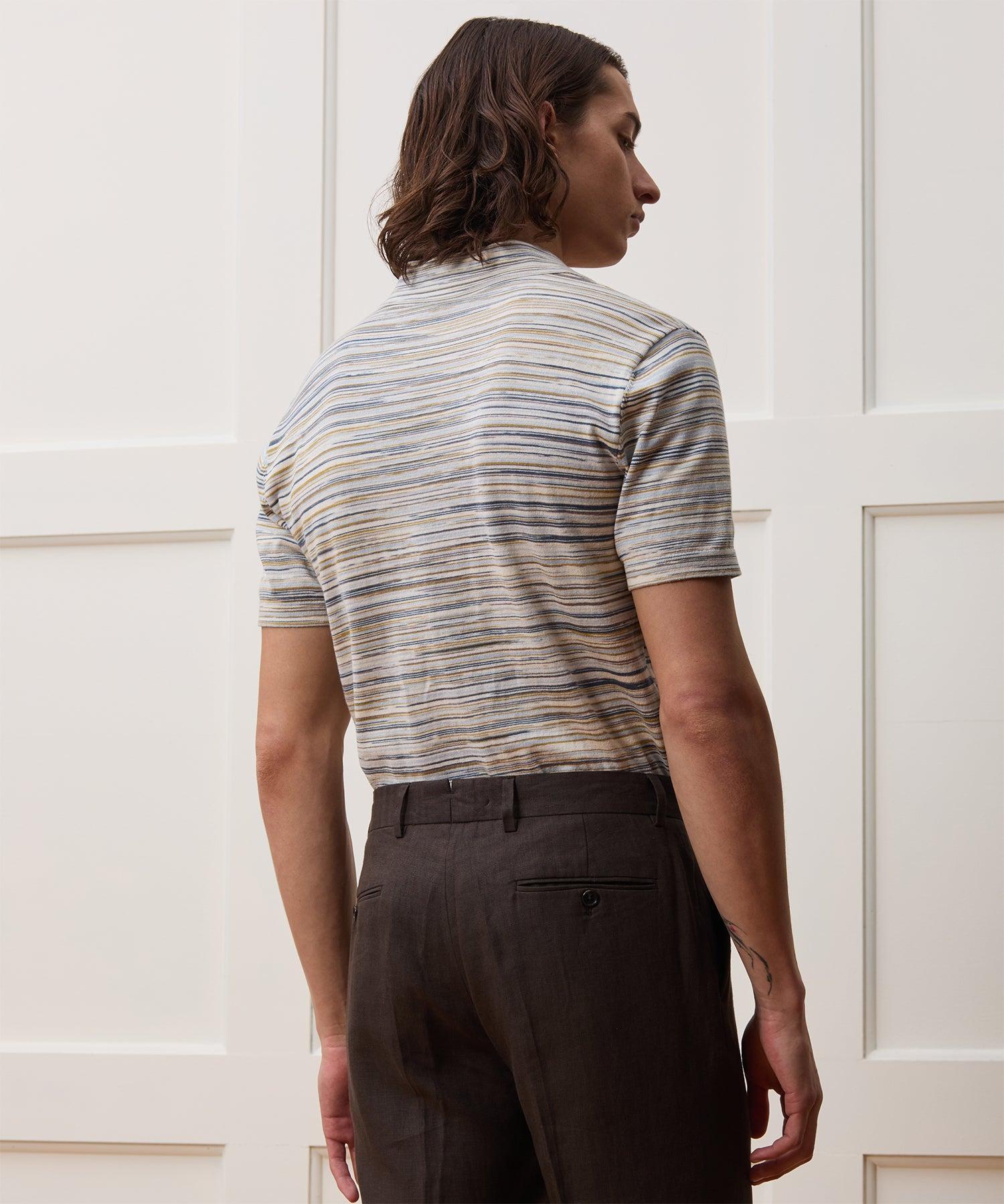 Cotton Space-Dyed Montauk Sweater Polo Product Image