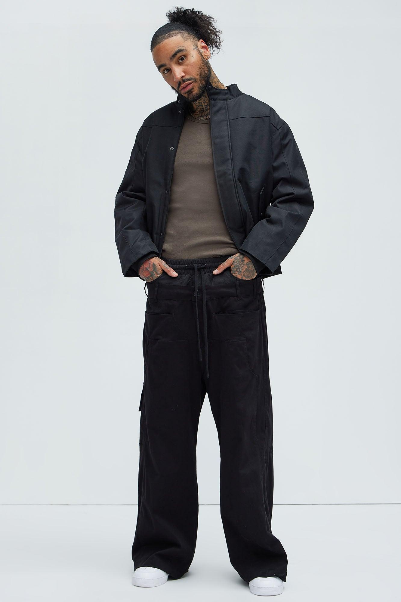 Nash Baggy Cargo Pants - Black Product Image