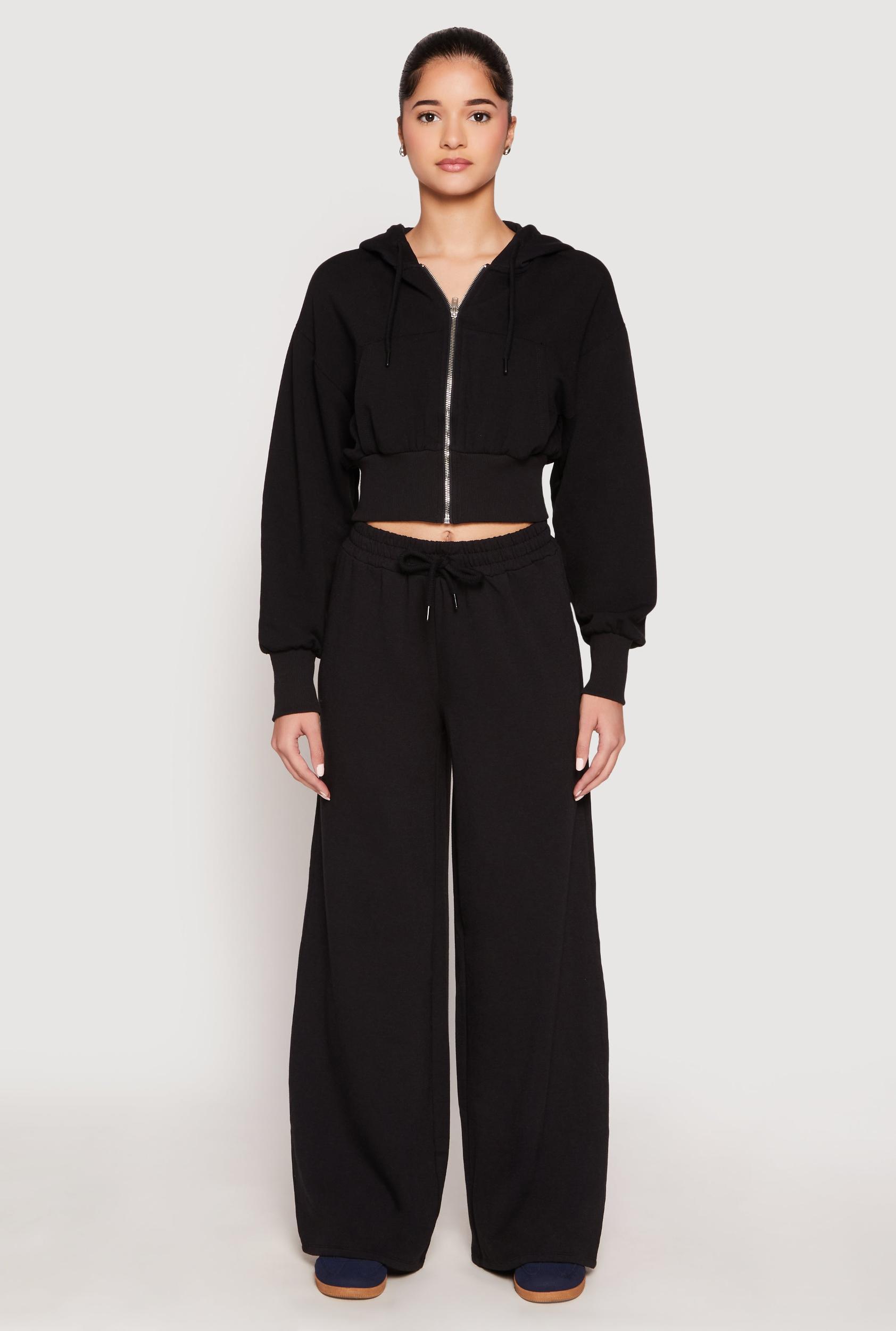 Womens Iris Drawstring Wide Leg Sweatpants Product Image