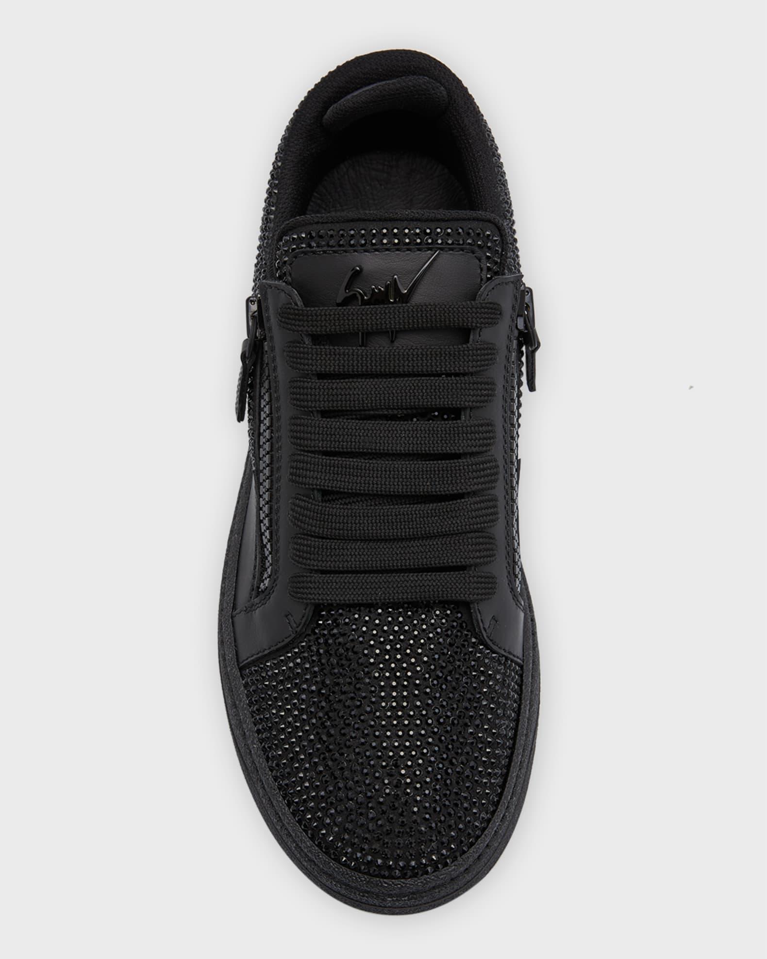Men's GZ 94 Crystal Leather Low Top Sneakers Product Image