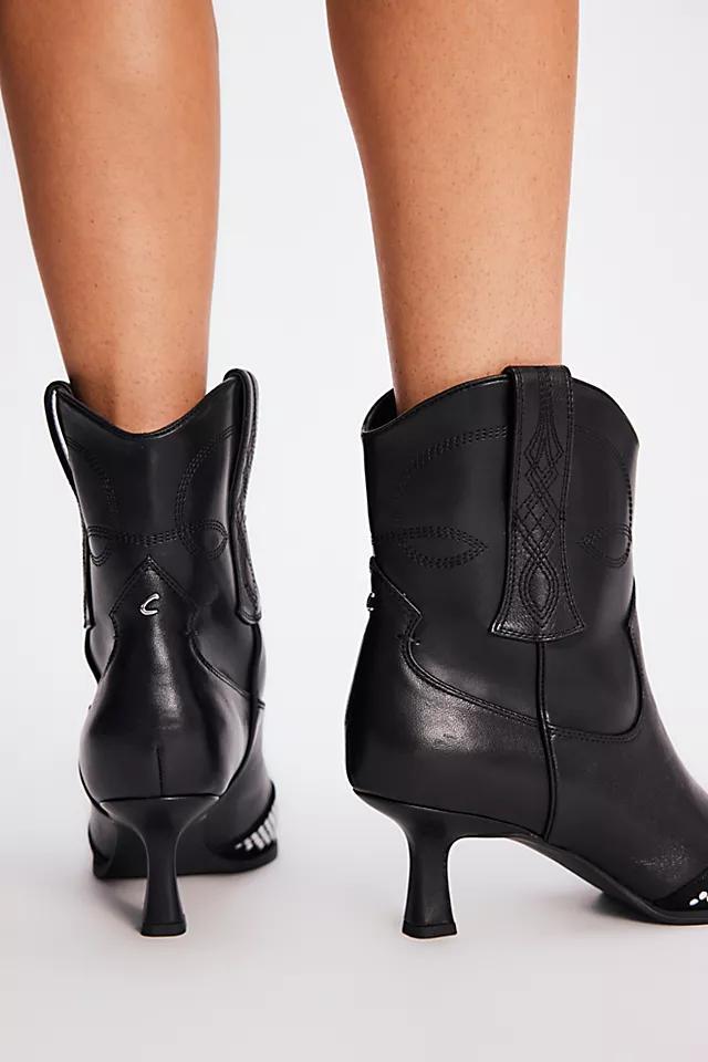 Yolanda Studded Kitten Heel Booties Product Image