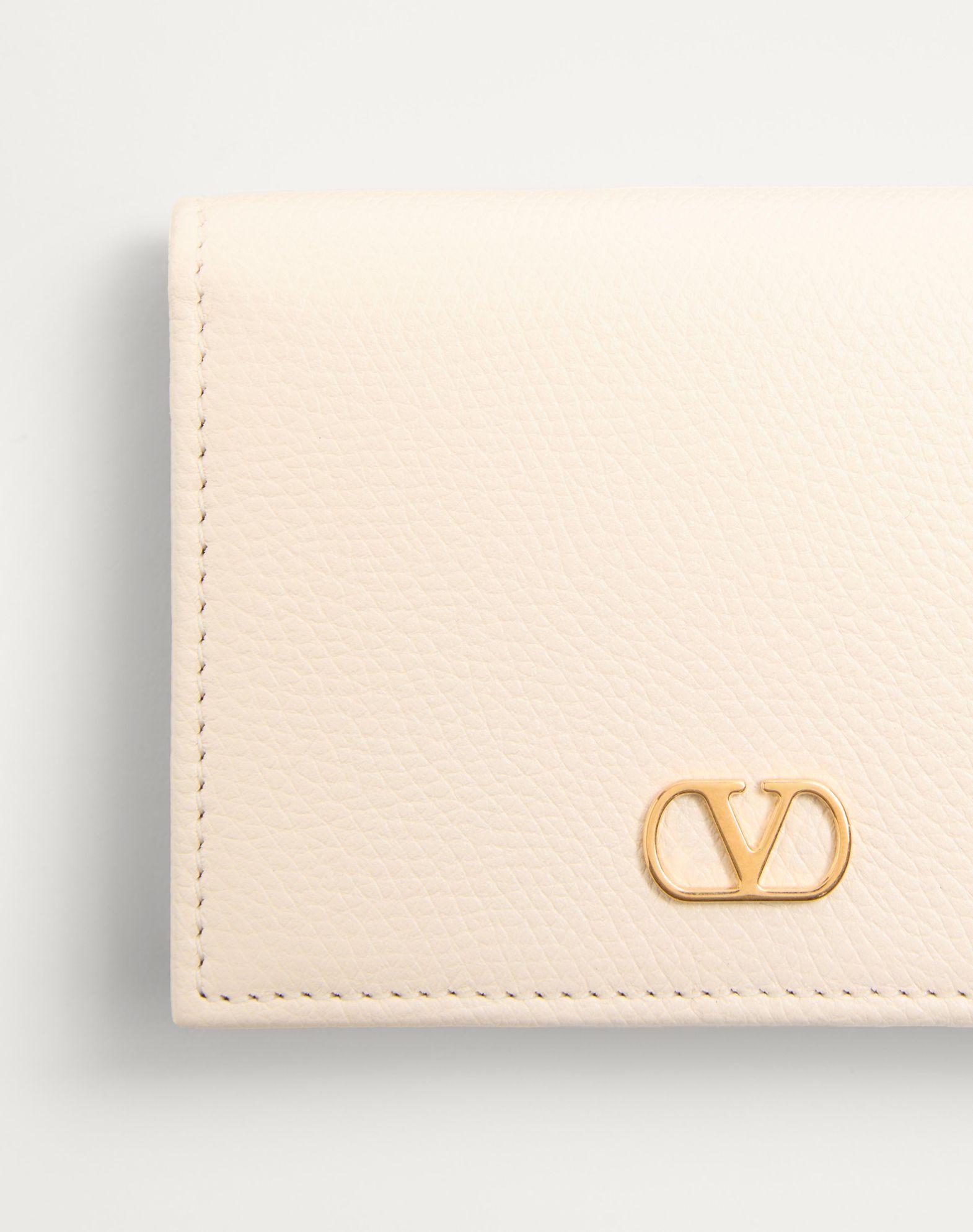 Vlogo Signature Grainy Calfskin Wallet Product Image