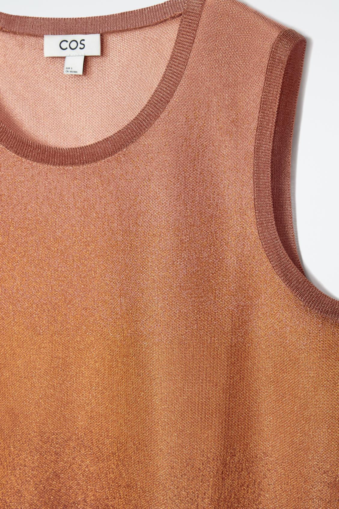 FINE-KNIT OMBRE TANK TOP Product Image
