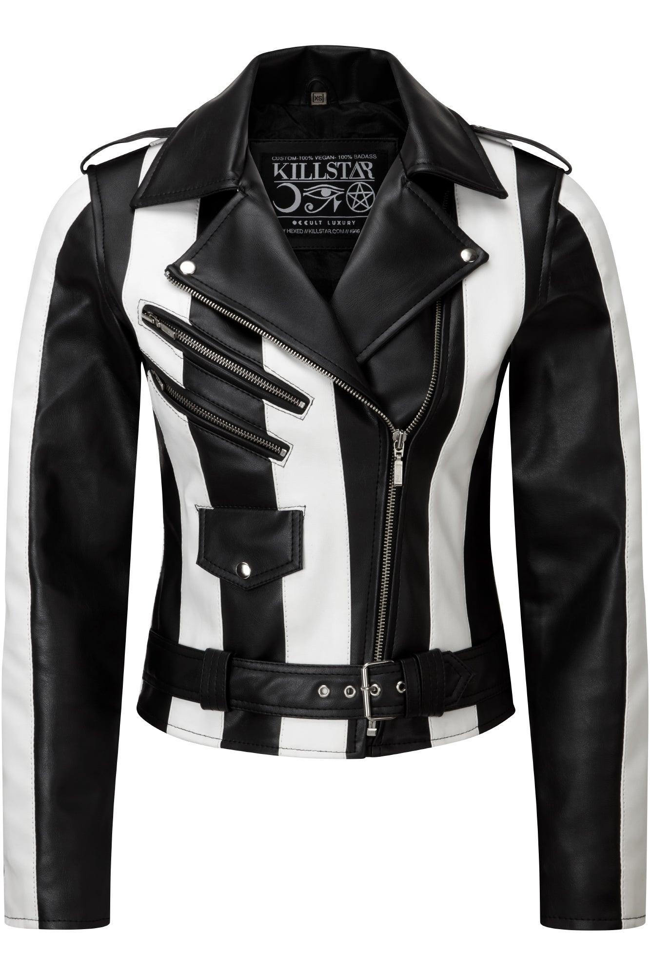 Beetlejuice Leather Jacket [FAUX LEATHER] - Resurrect Female Product Image