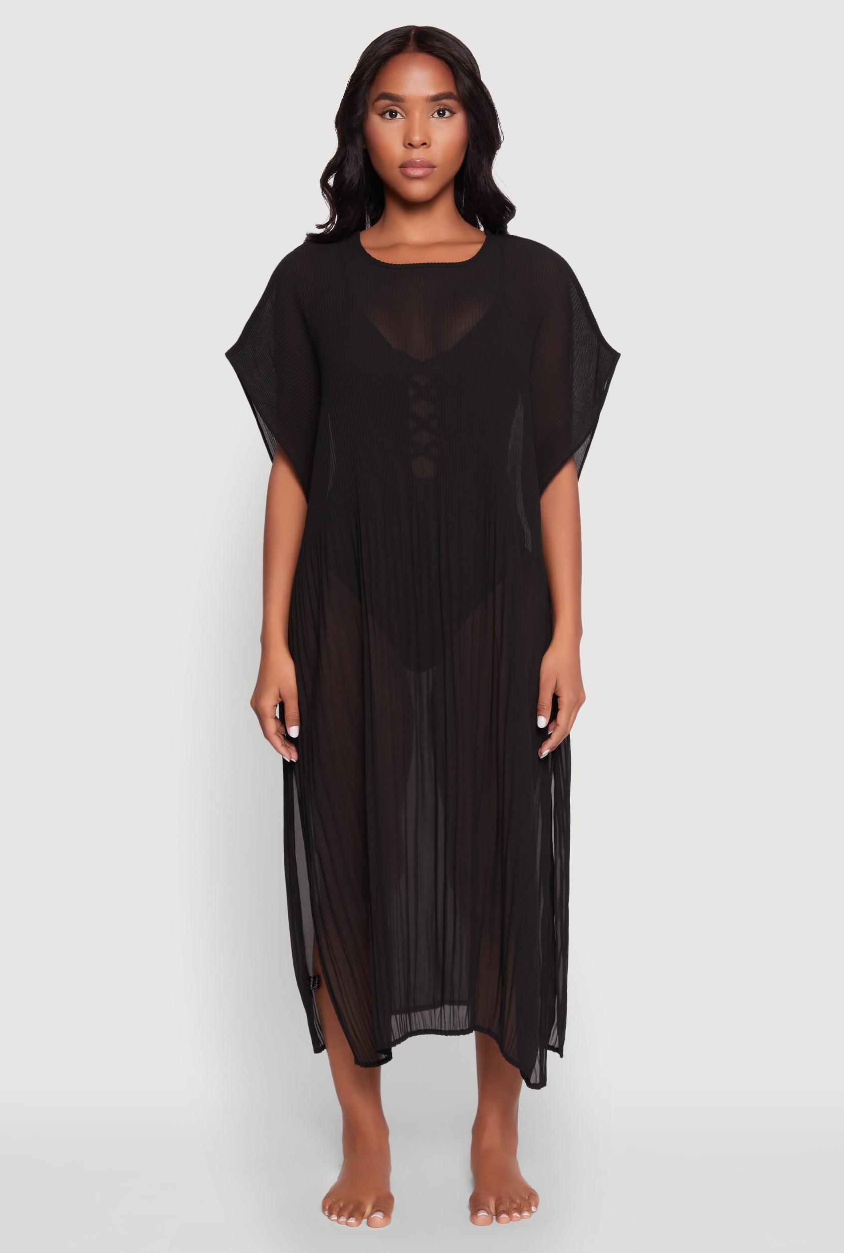 Plisse Swim Cover Up Female Product Image