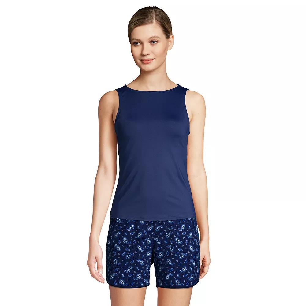 Womens Lands End UPF 50 Bust Minimizer Tankini Swimsuit Top Product Image