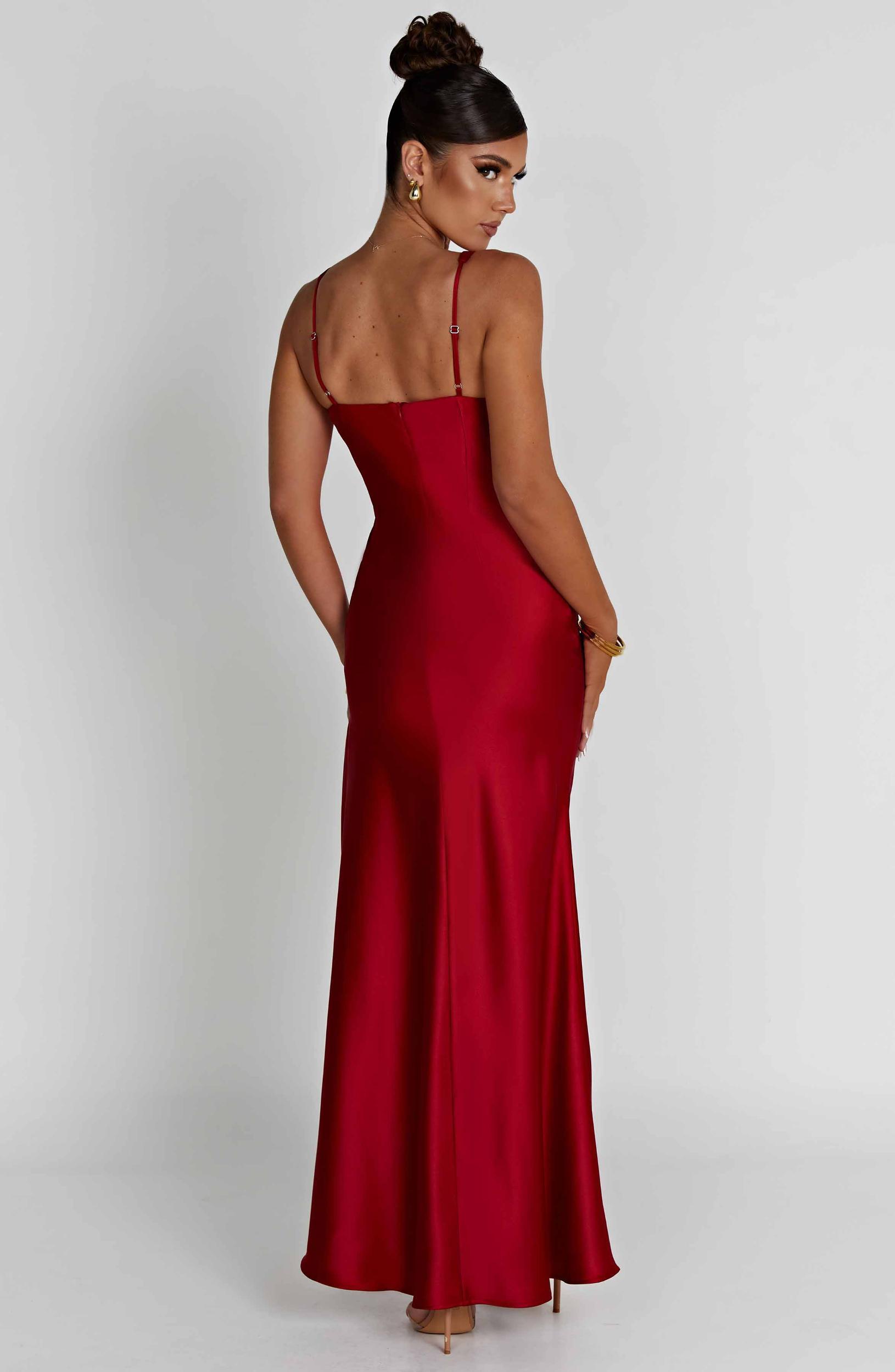 Hayley Maxi Dress - Red Product Image