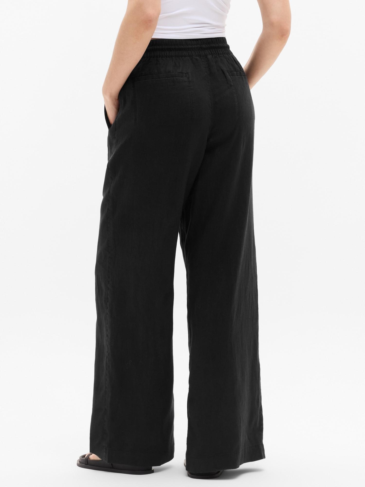 Retreat Linen High Rise Wide Leg Pant Product Image