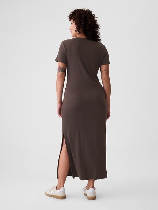 Modern Rib Maxi T-Shirt Dress Product Image