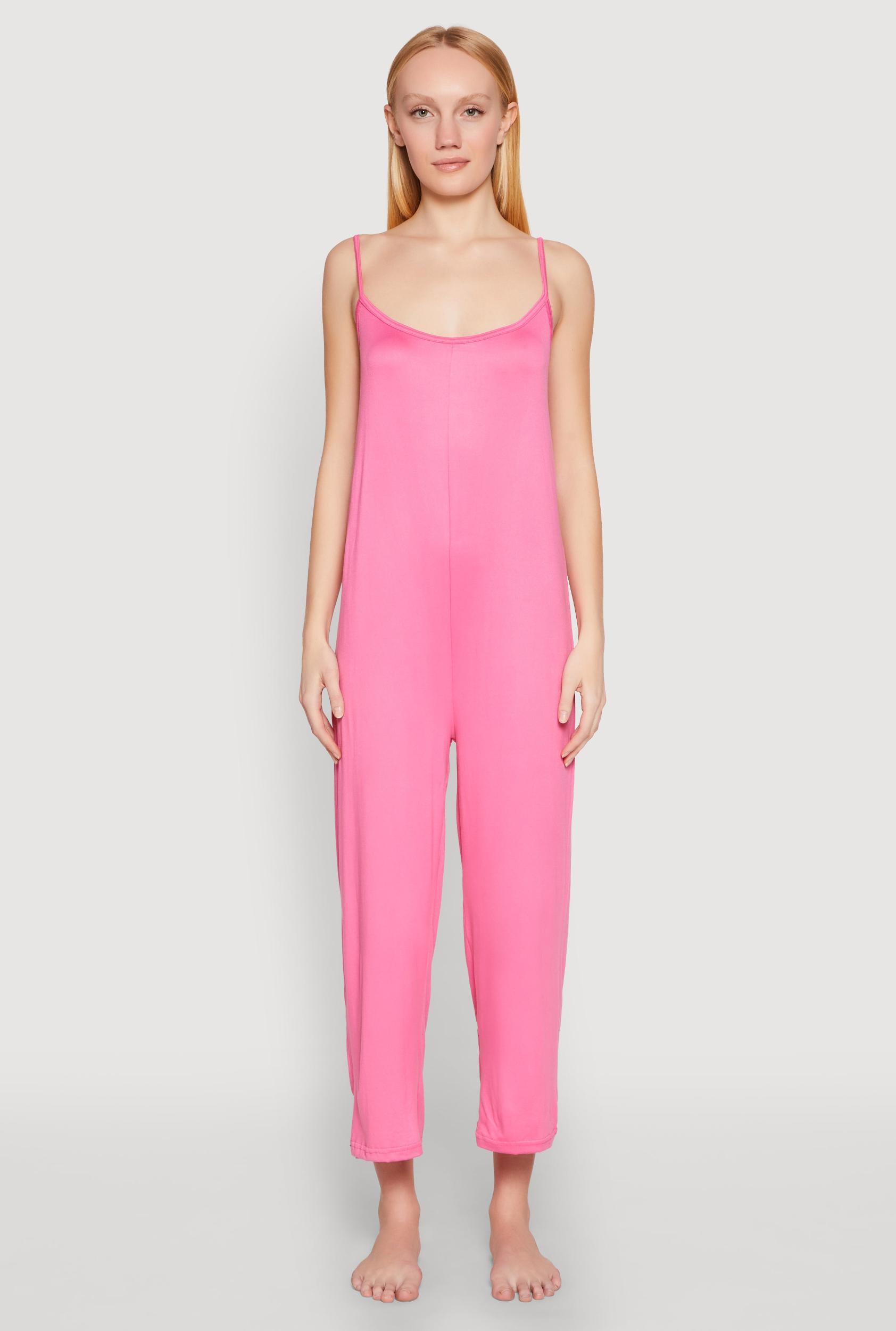 Womens Soft Knit Cami Pajama Onesie Product Image